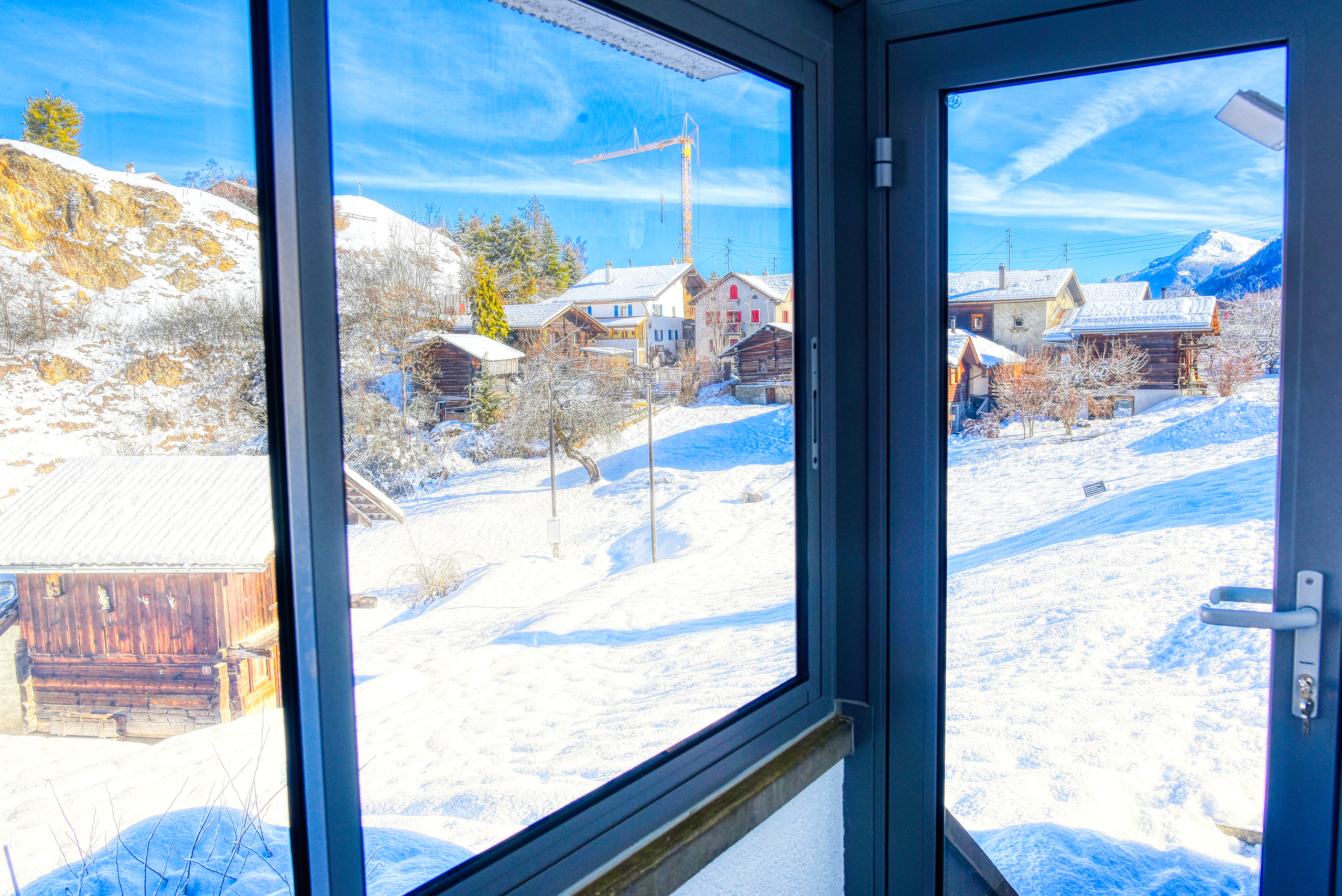 Chalet Nax - Véranda au rez-de-chaussée