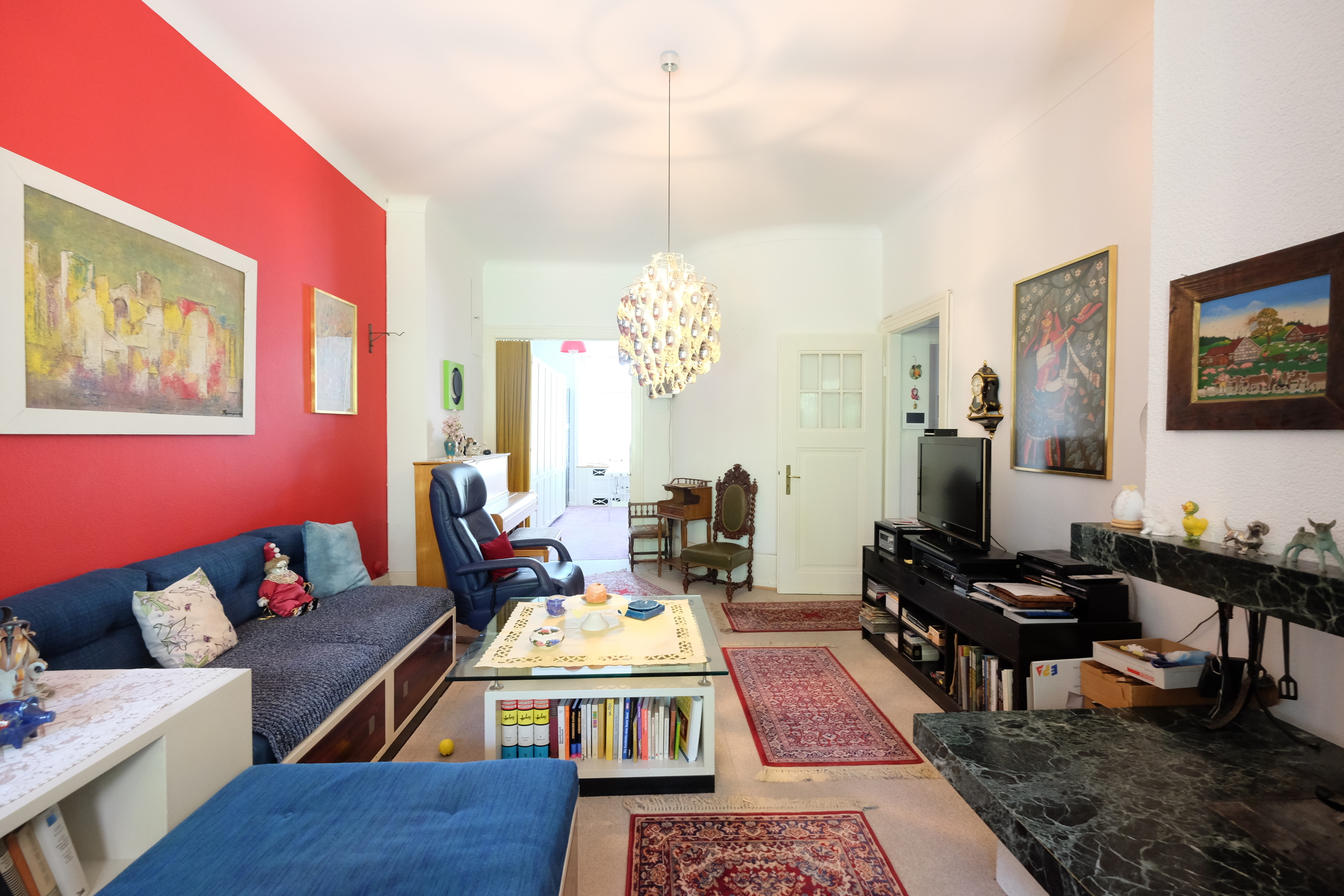 Wohnen / Essen mit Kamin Wohnen / Essen mit Kamin