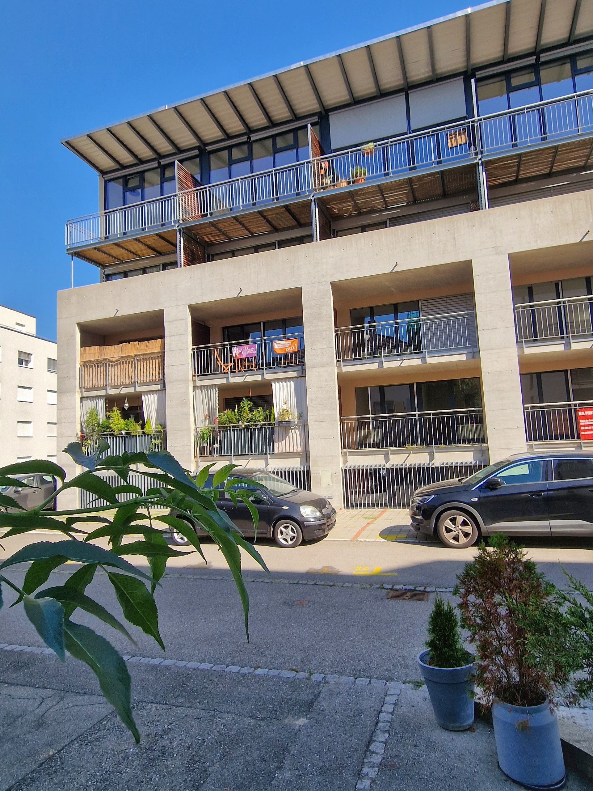 Façade Sud côté Rue d'Alt