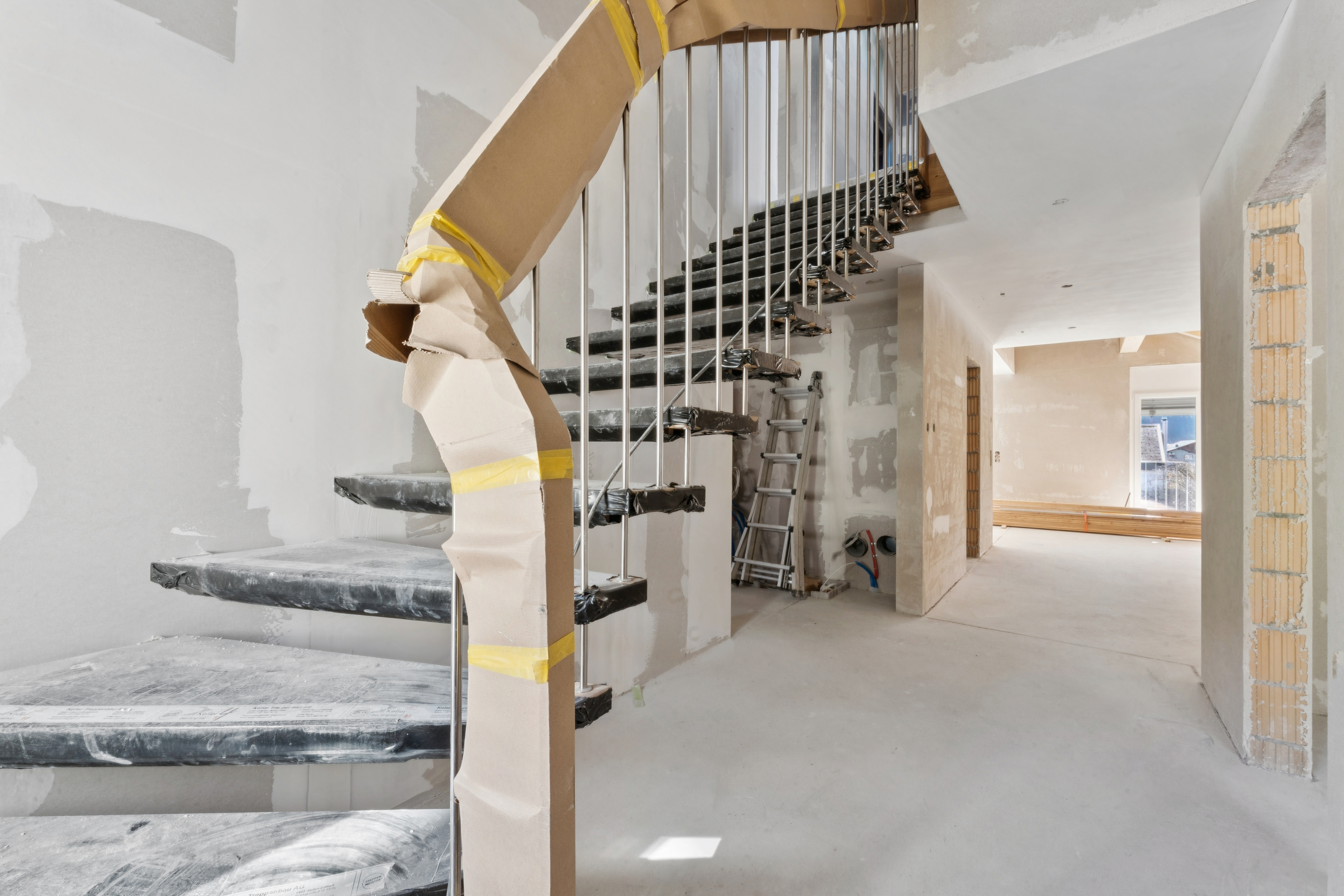 Escalier menant à l'étage supérieur