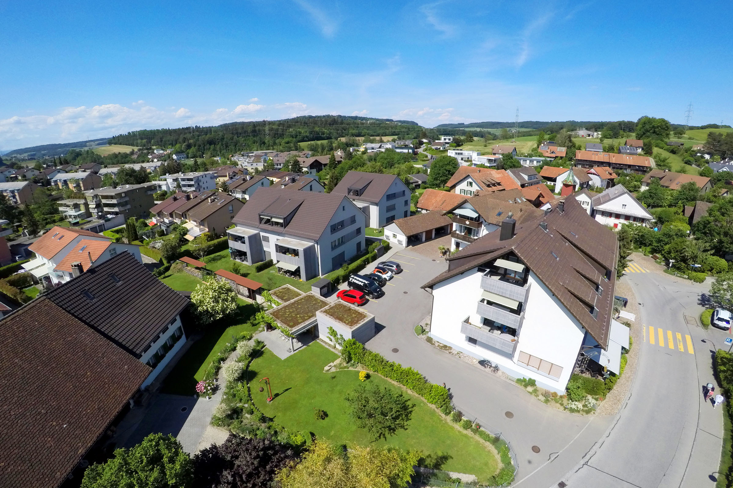 Wohnüberbauung Unterdorf 5a+b mit Tiefgarage