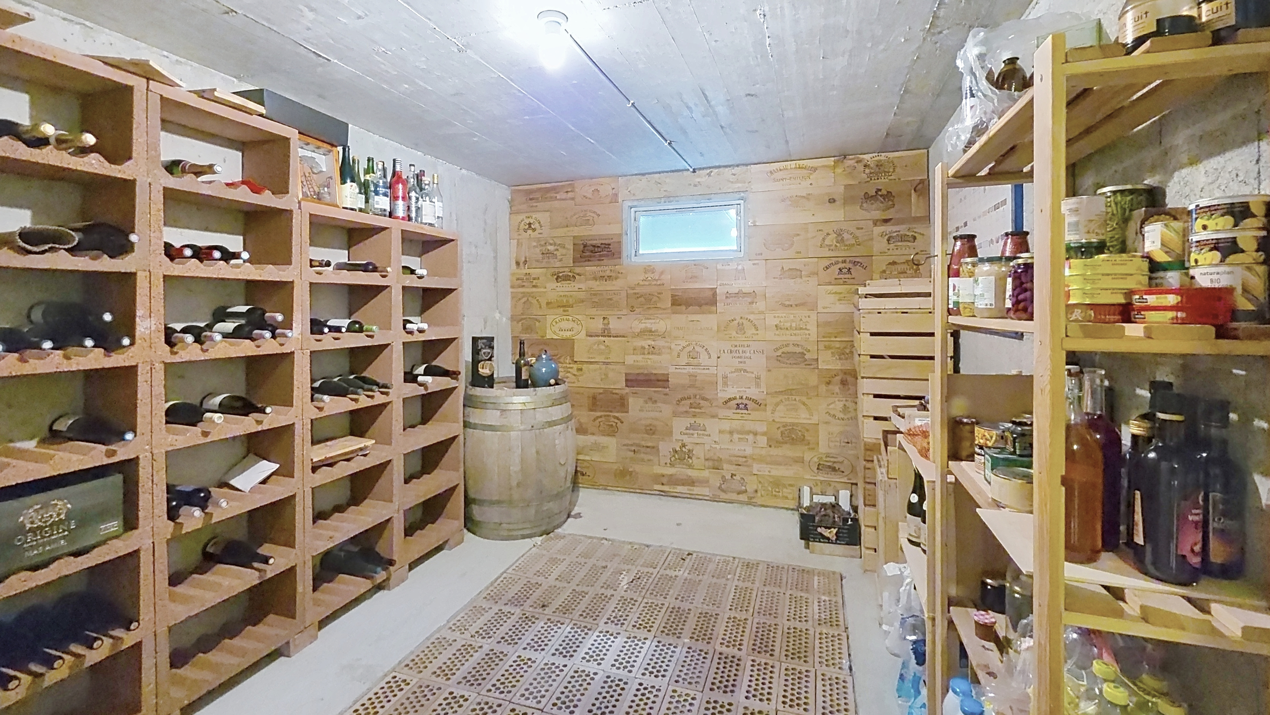 Cave à vin - sous-sol