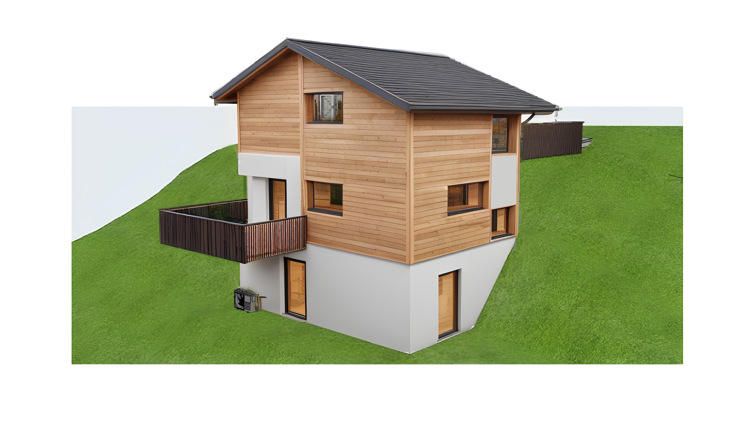 Façade sud-est Façade sud-est