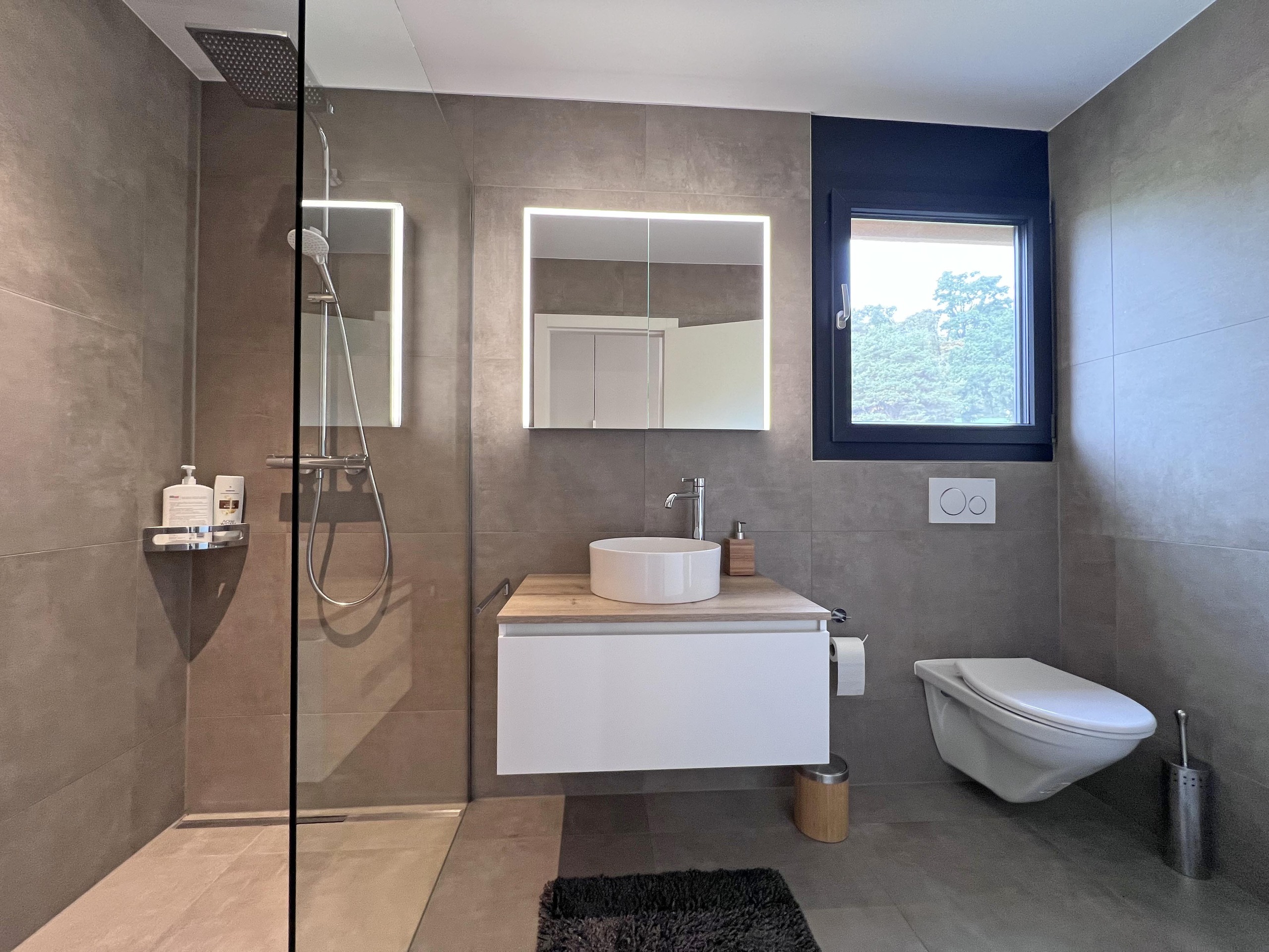 Salle de douche privative