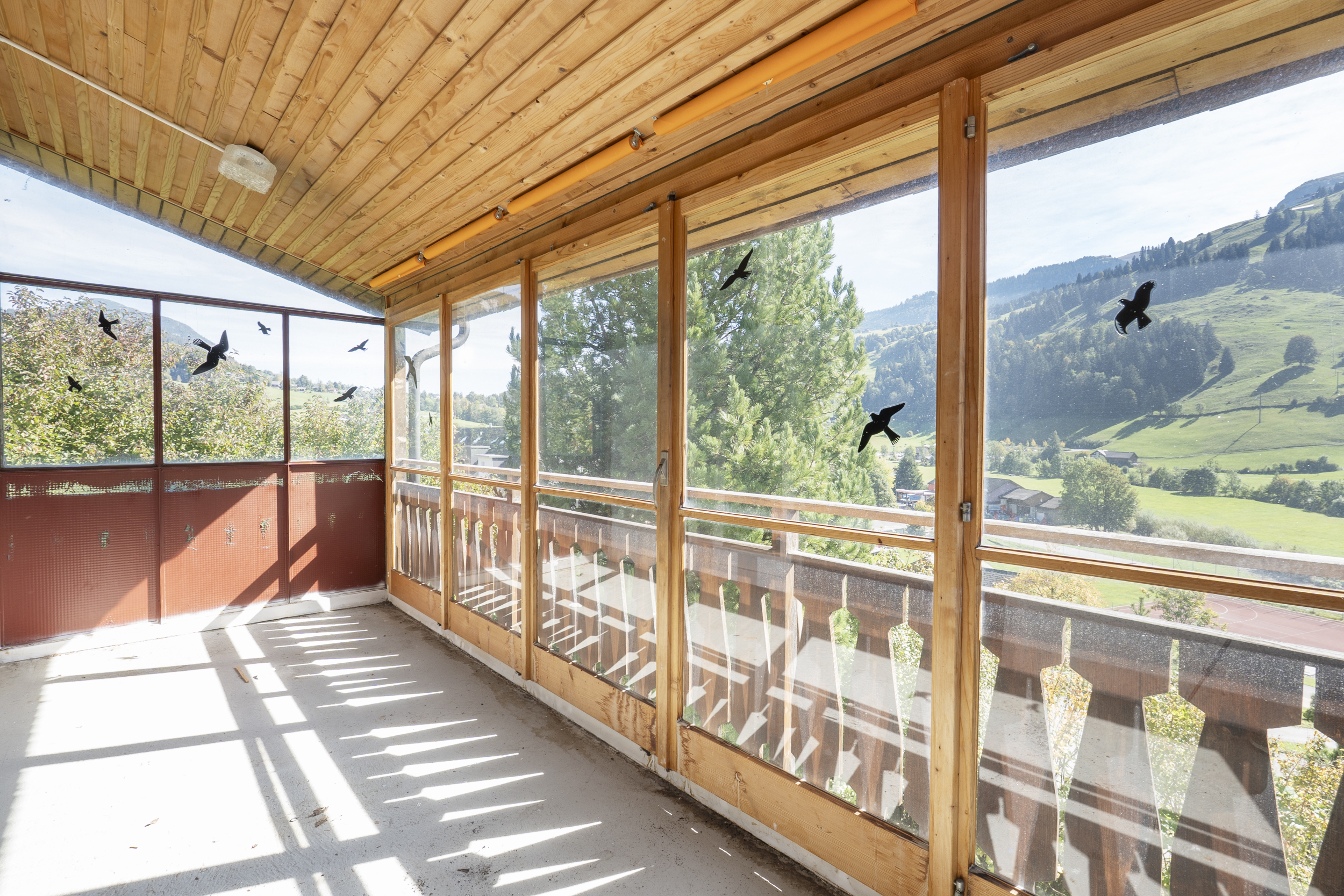 Obere Etage: Balkon/Wintergarten