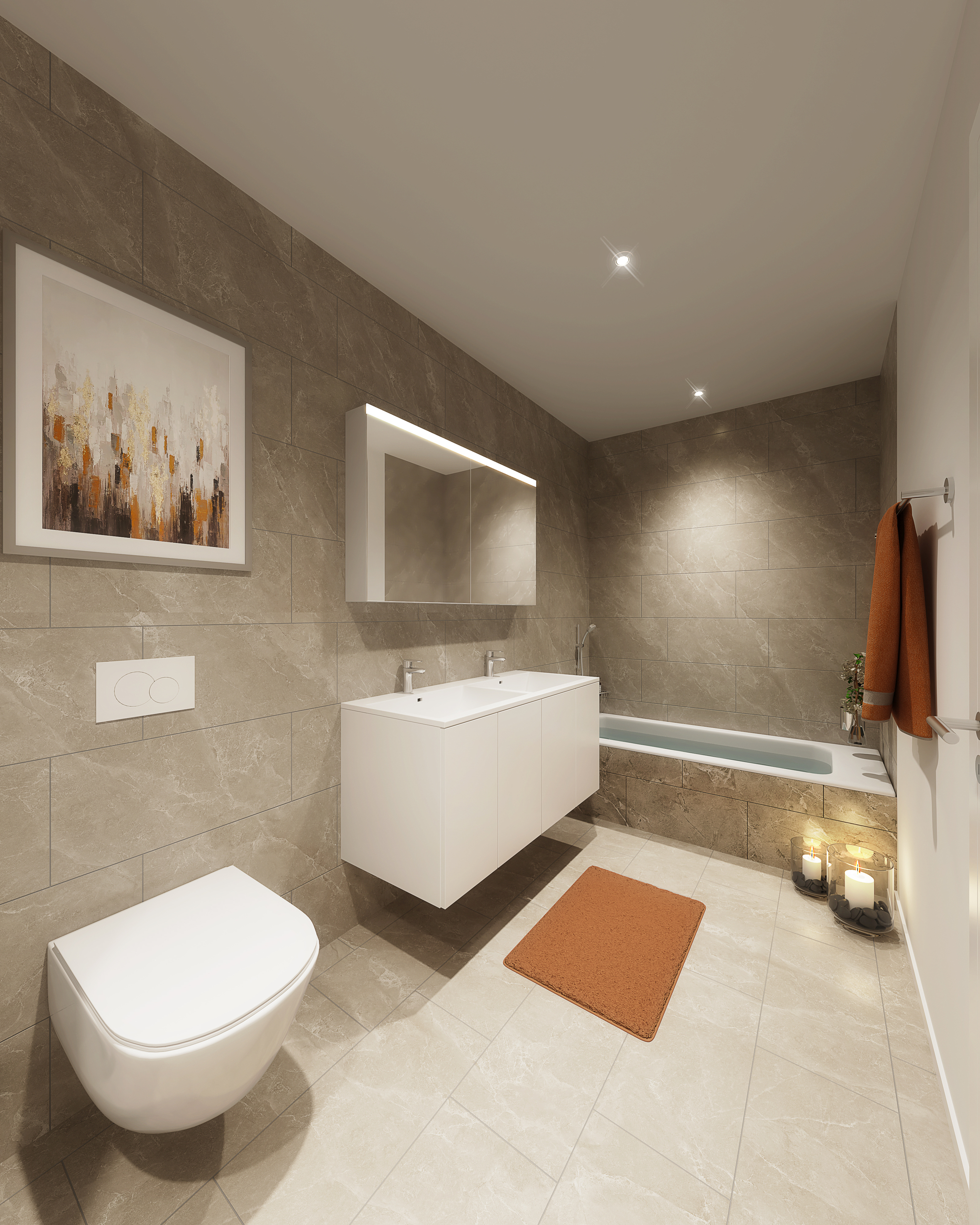 Visualisierung Badezimmer Visualisierung Badezimmer