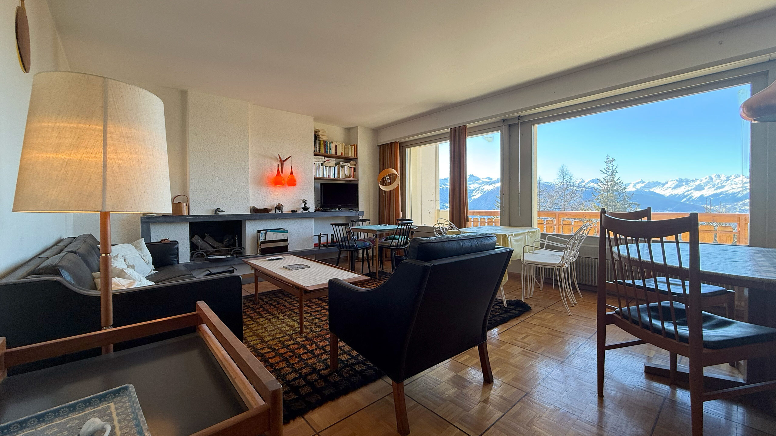 Séjour avec magnifique vue sur les Alpes