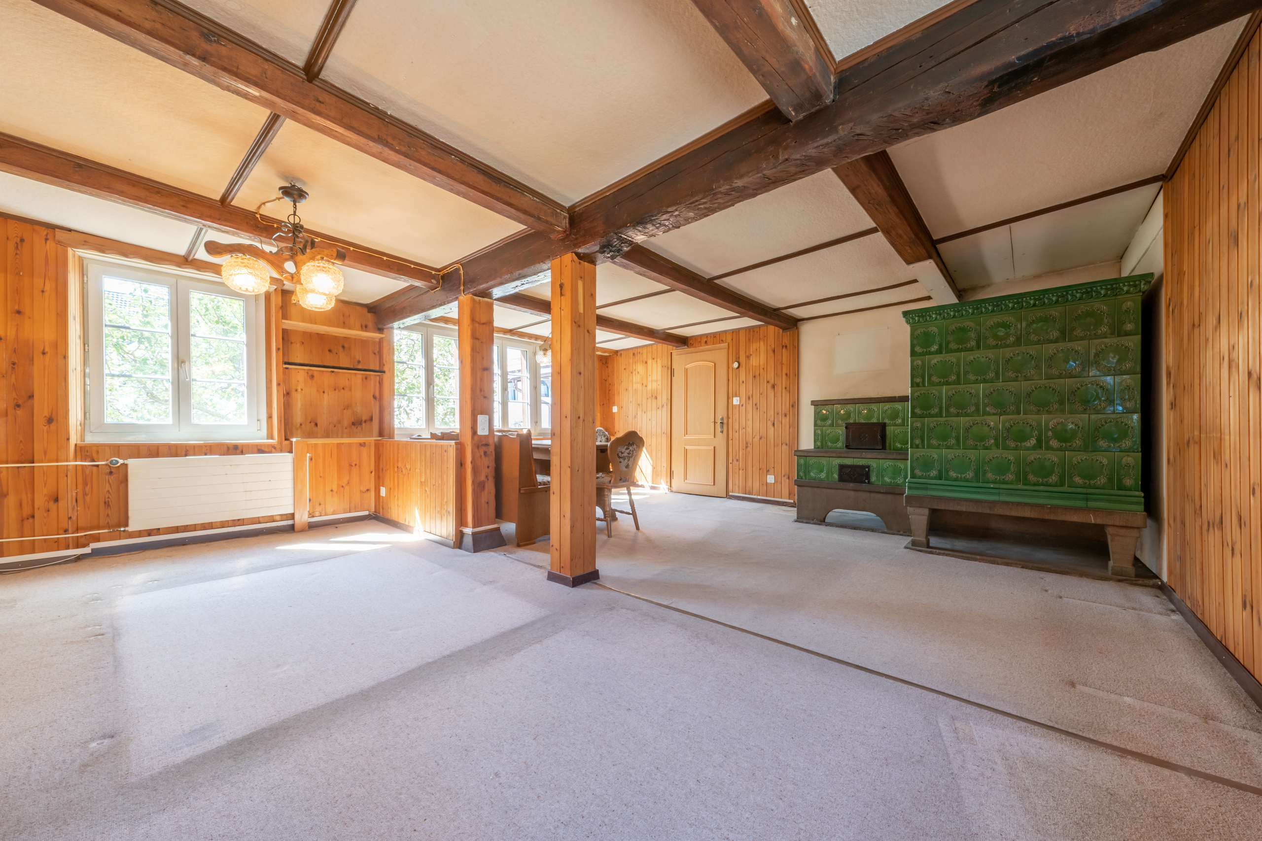 Wohnzimmer mit Kacheloffen Wohnzimmer mit Kacheloffen