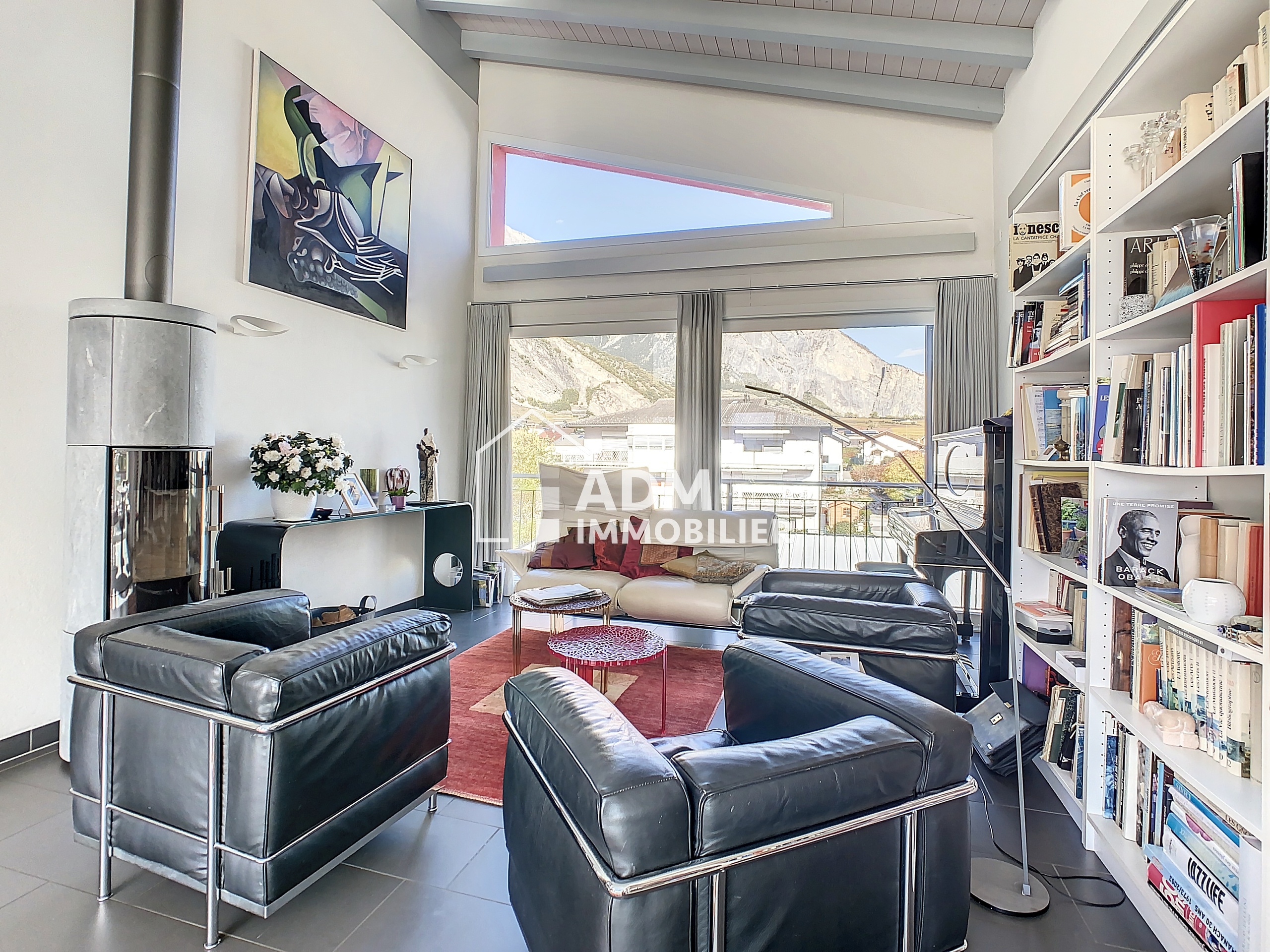 Séjour avec poêle suédois Séjour avec poêle suédois