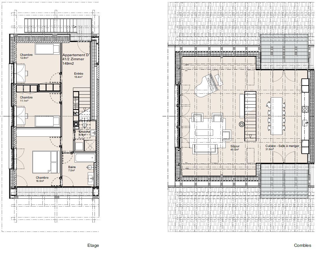 Plan app. 4½ pces