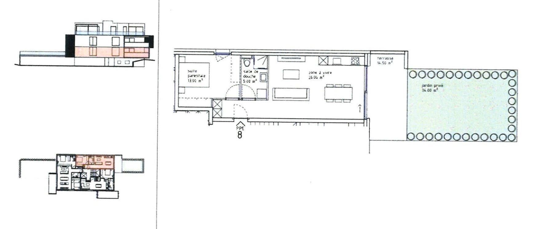 Plan et situation de l'appartement Plan et situation de l'appartement
