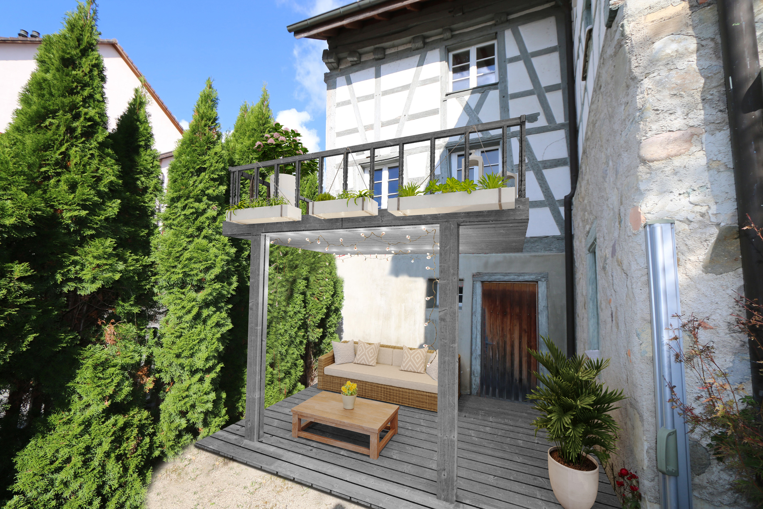 Gestaltungsidee Aussenbereich