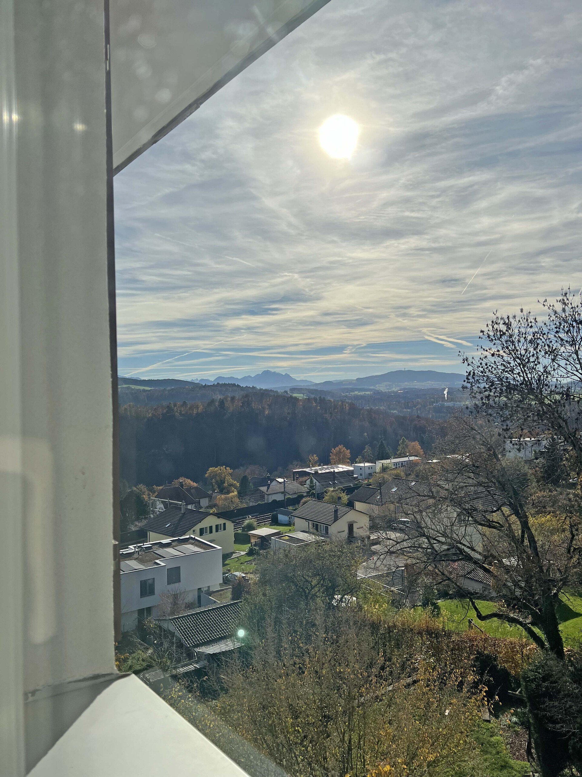 Vue depuis la cuisine 