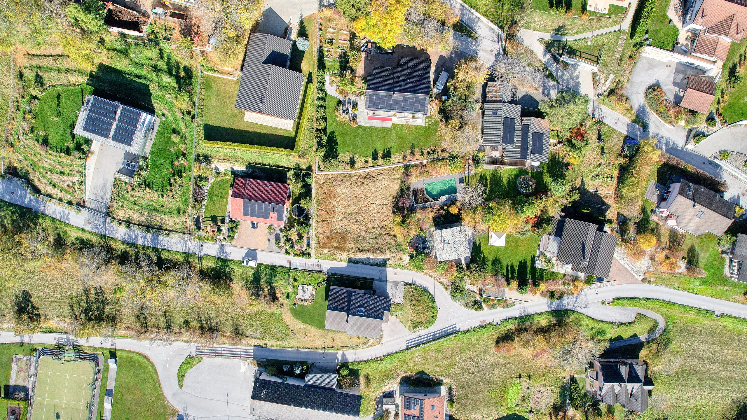 Land Chermignon - Drone view