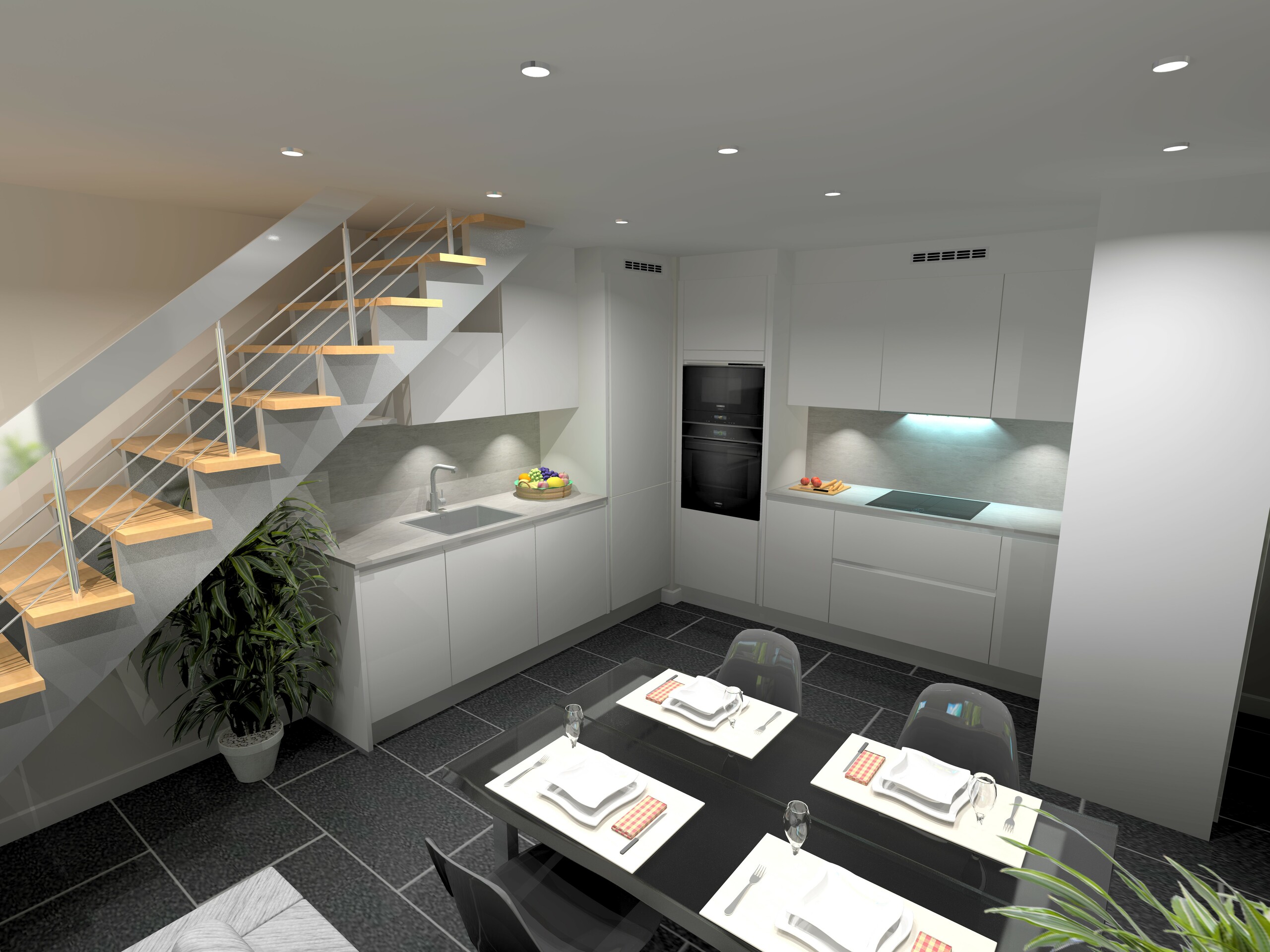 5 pièces duplex
