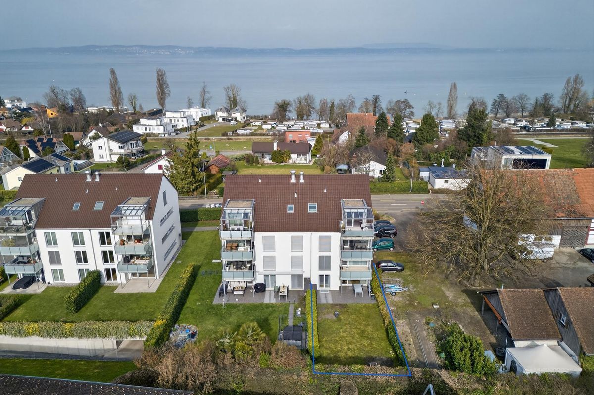 Wohnung mit gepflegtem Garten in Landschlacht.