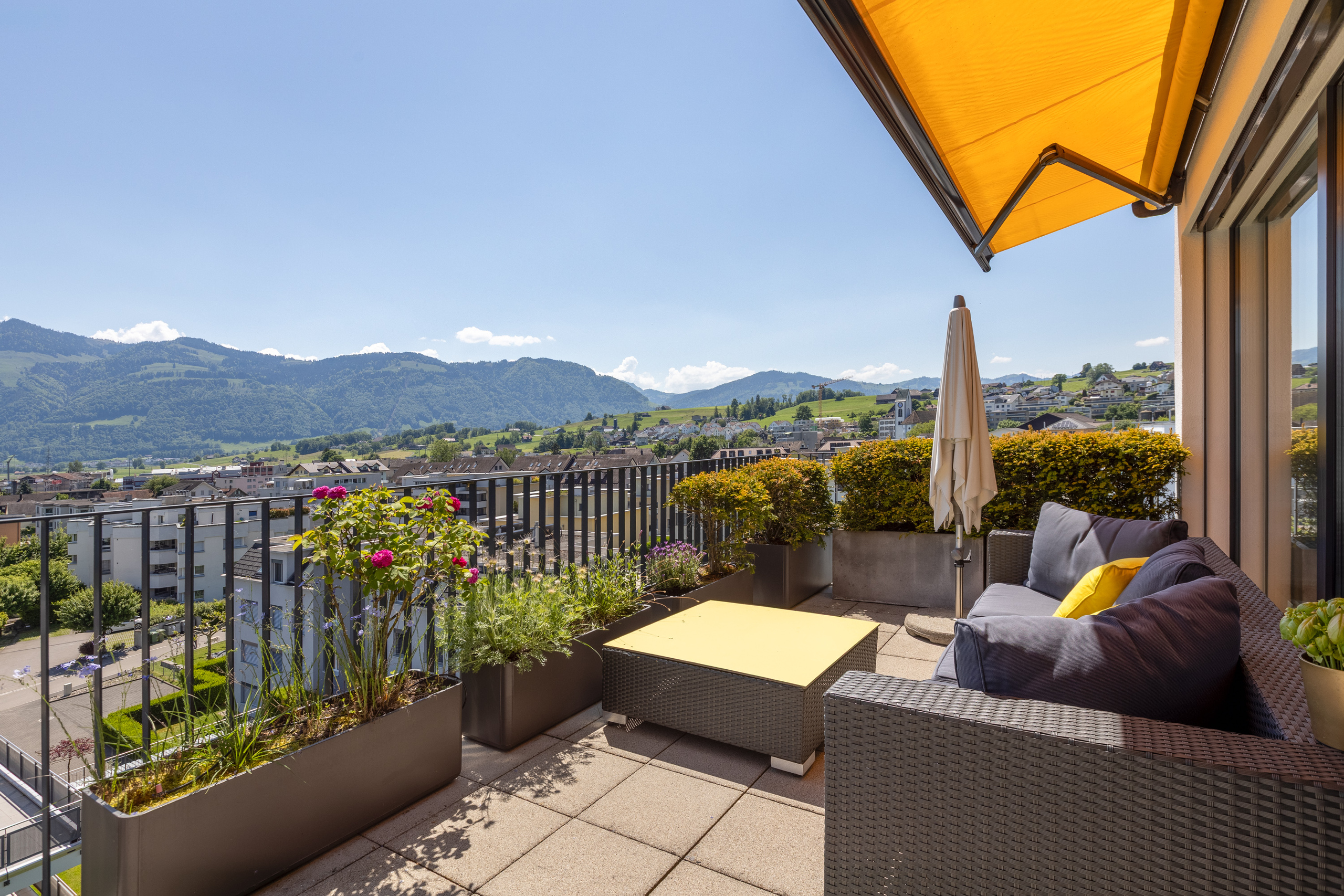 Terrasse, Attikageschoss
