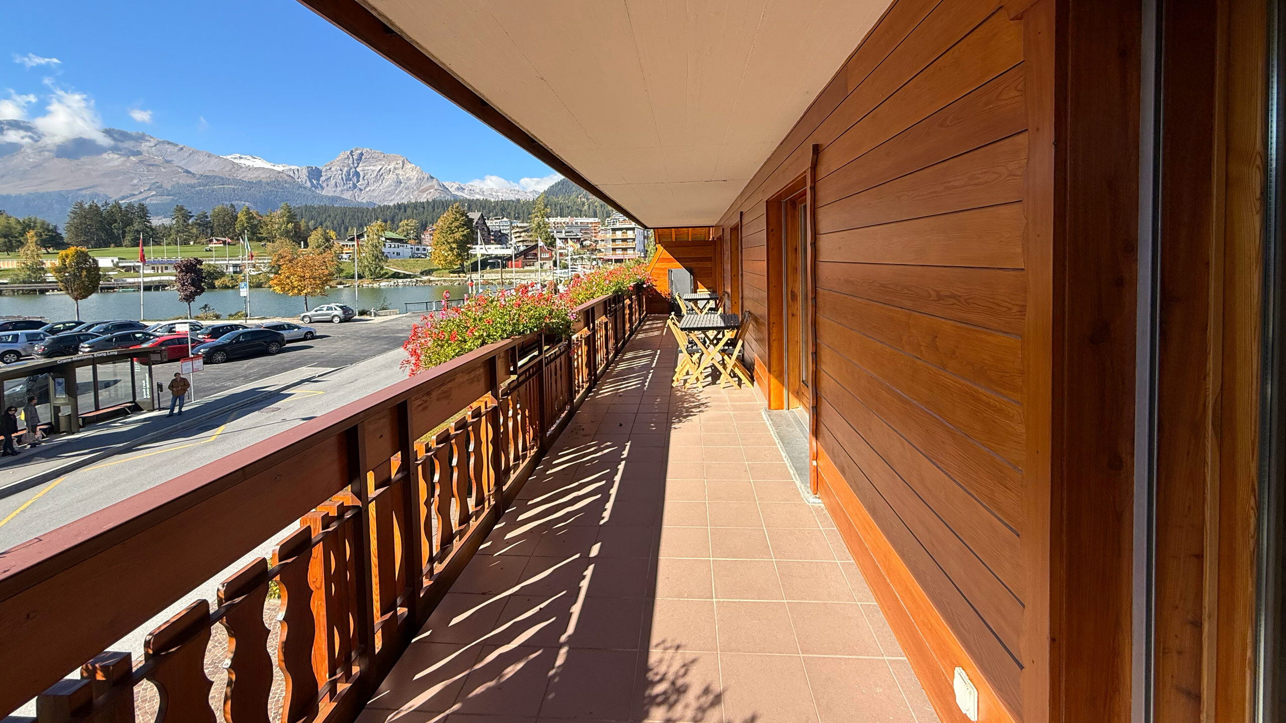 Ampio balcone esposto a ovest Ampio balcone esposto a ovest