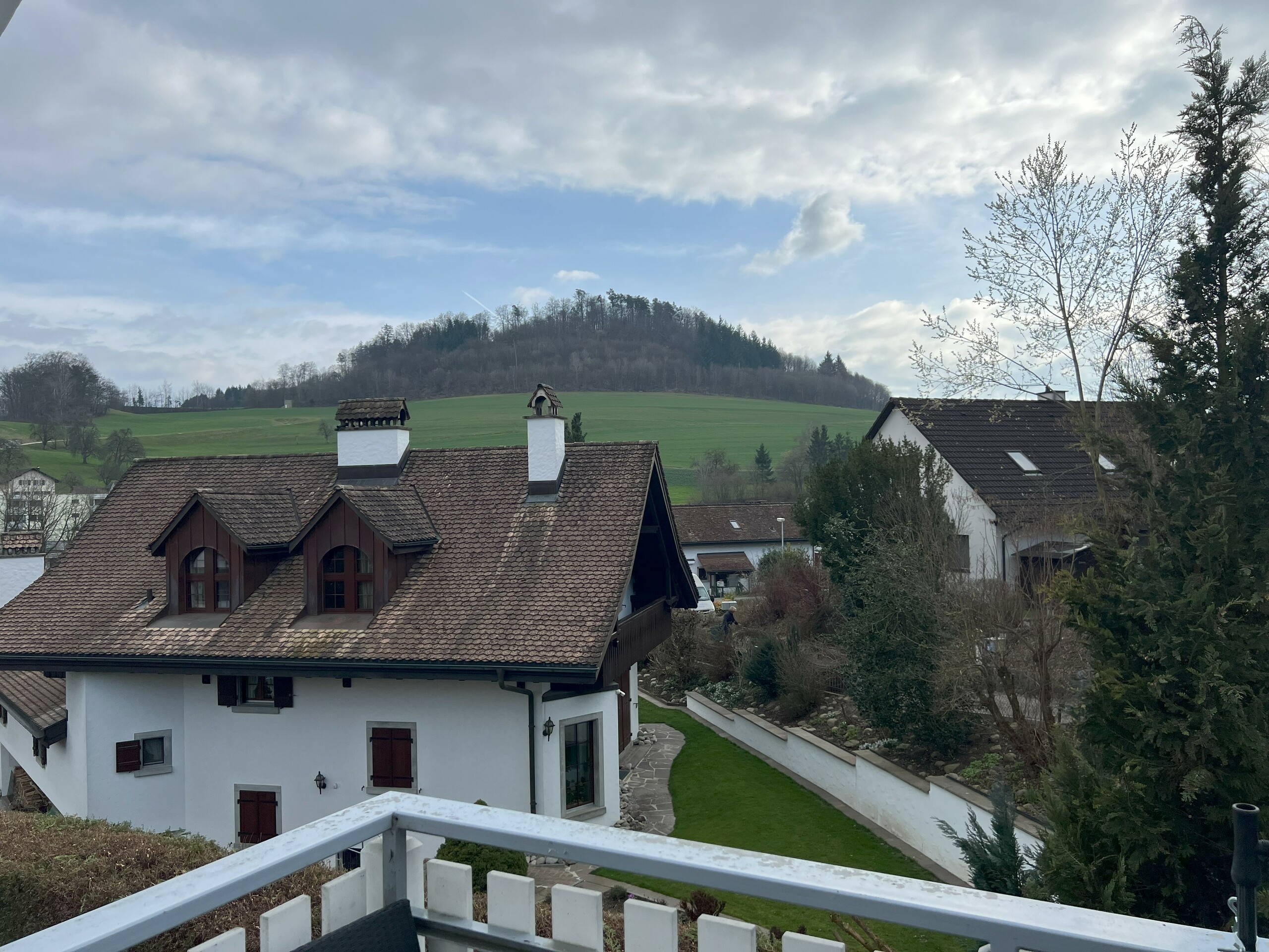 Aussicht vom Balkon