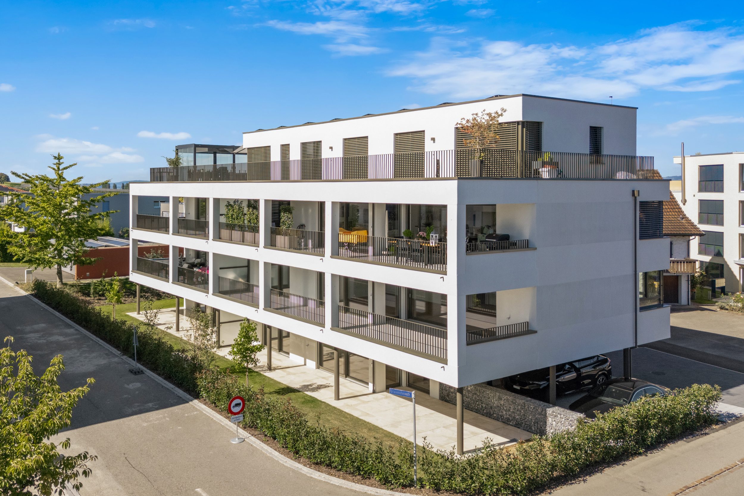 Das Neubauprojekt Greystone im Herzen von Güttingen. Das Neubauprojekt Greystone im Herzen von Güttingen.