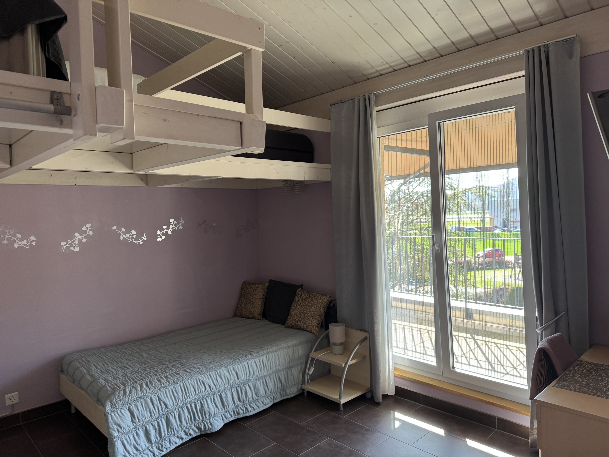 Chambre avec mezzanine Chambre avec mezzanine