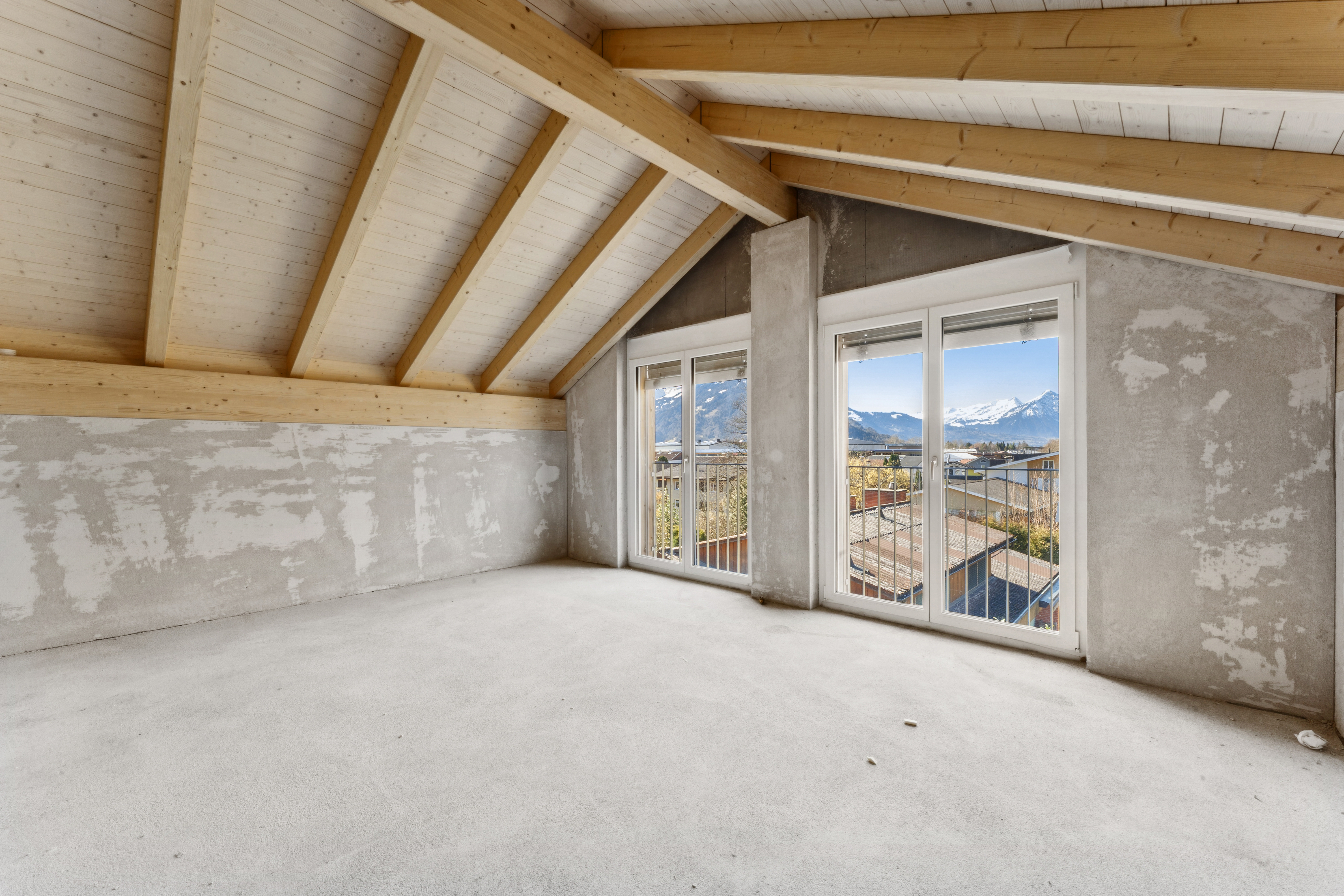 Grande chambre sous les combles