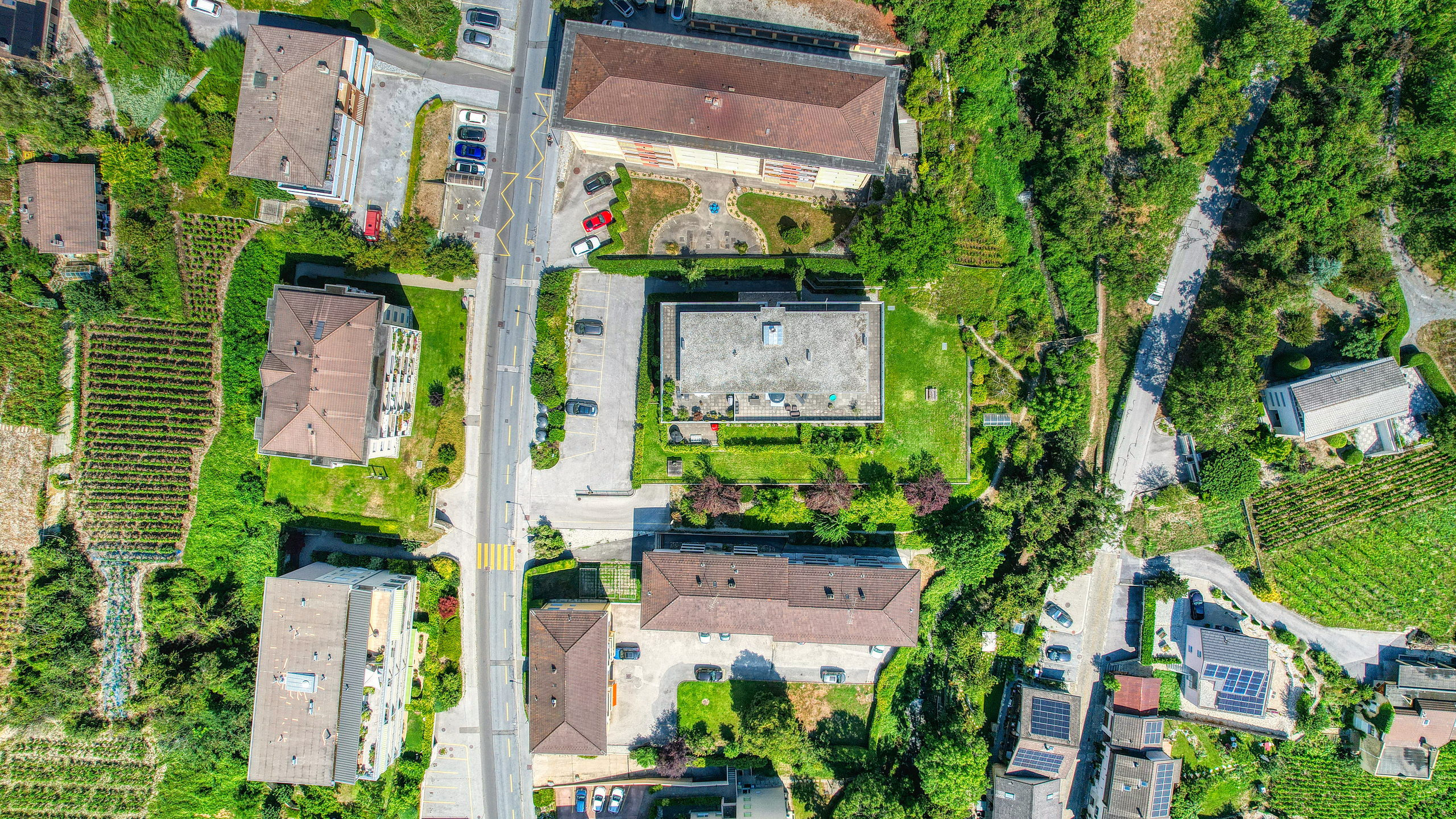 Appartement Sierre - Vue drone Appartement Sierre - Vue drone