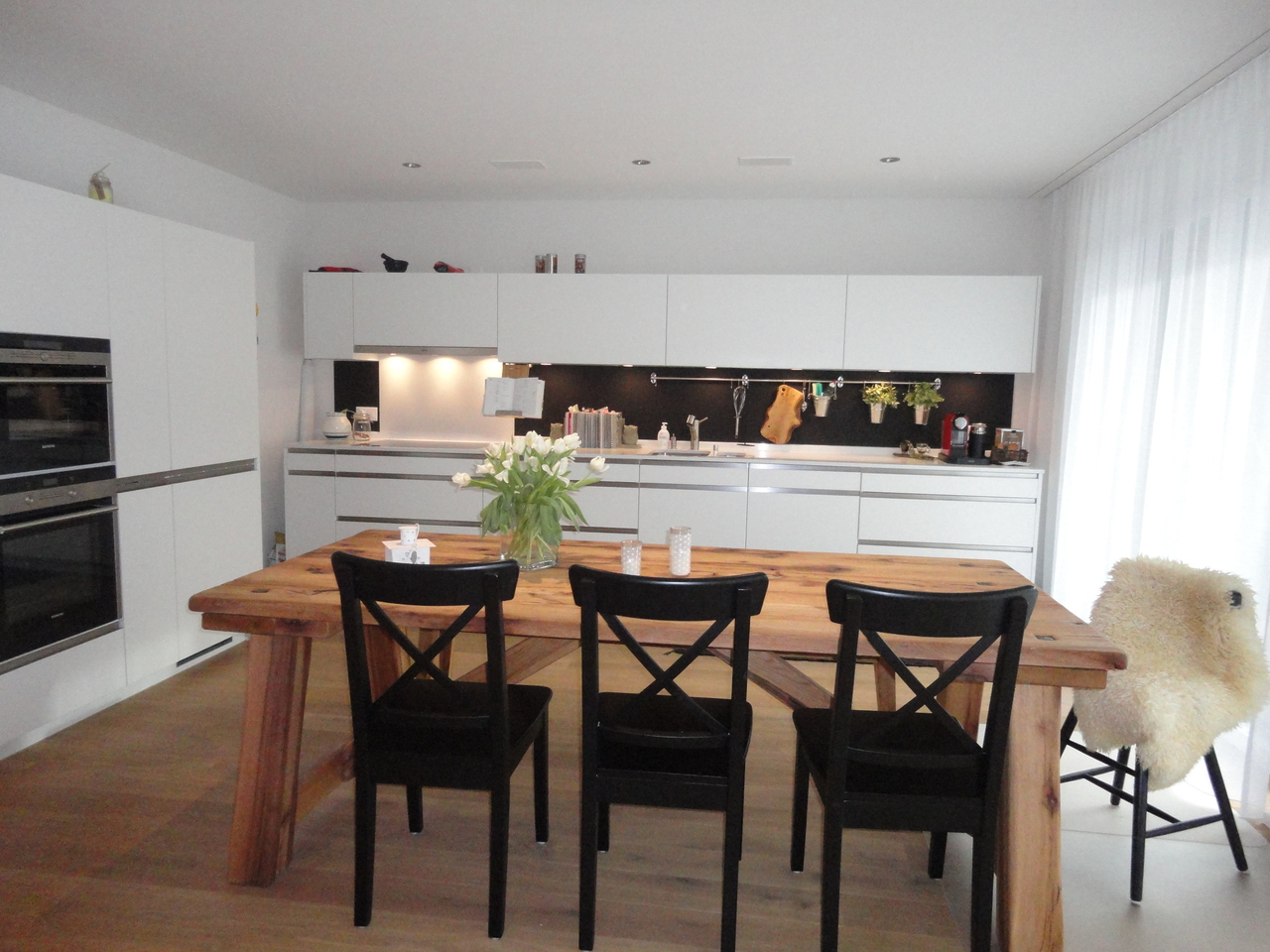 Stimmungsvoller Küchen- und Essbereich