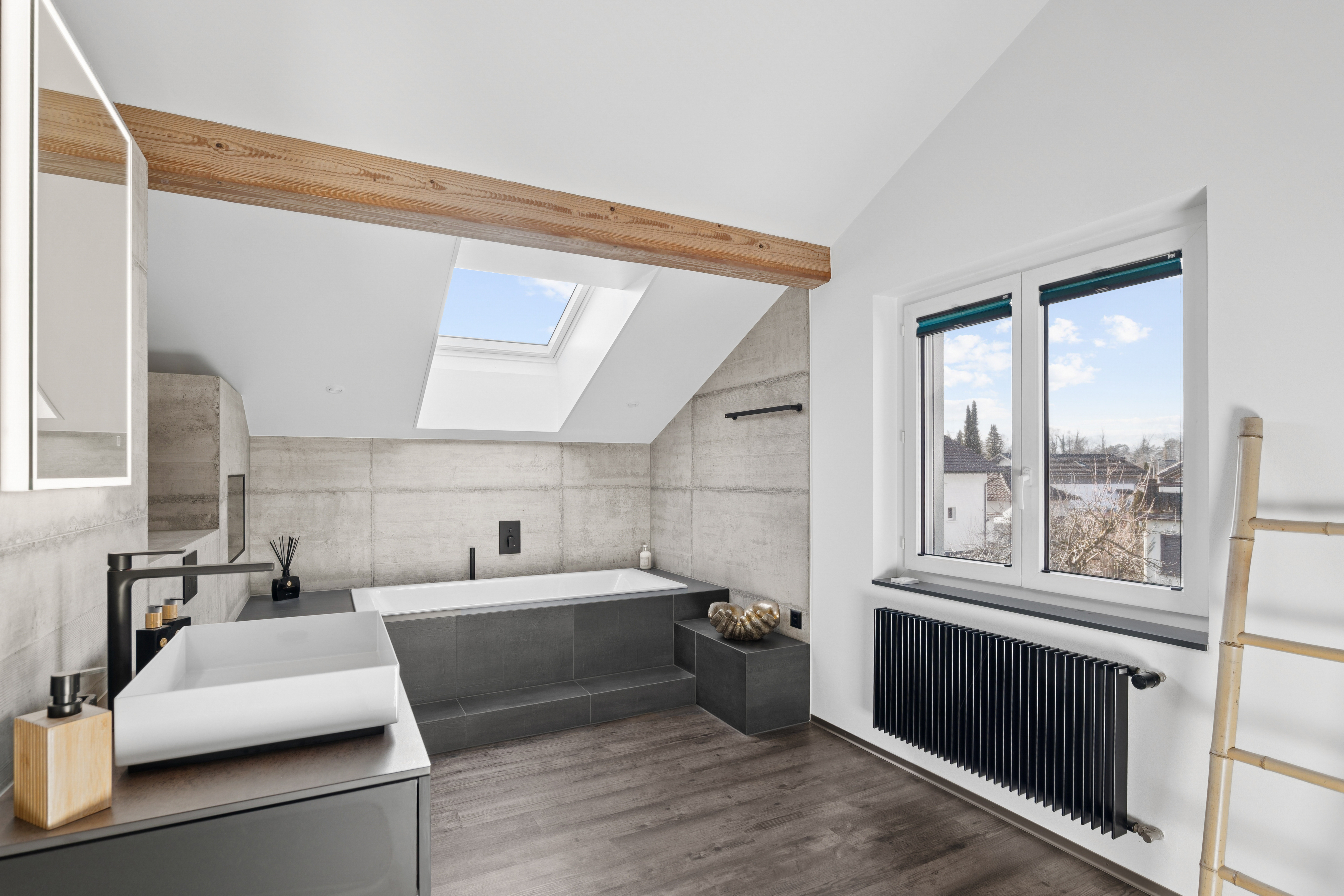 Bathroom in the attic