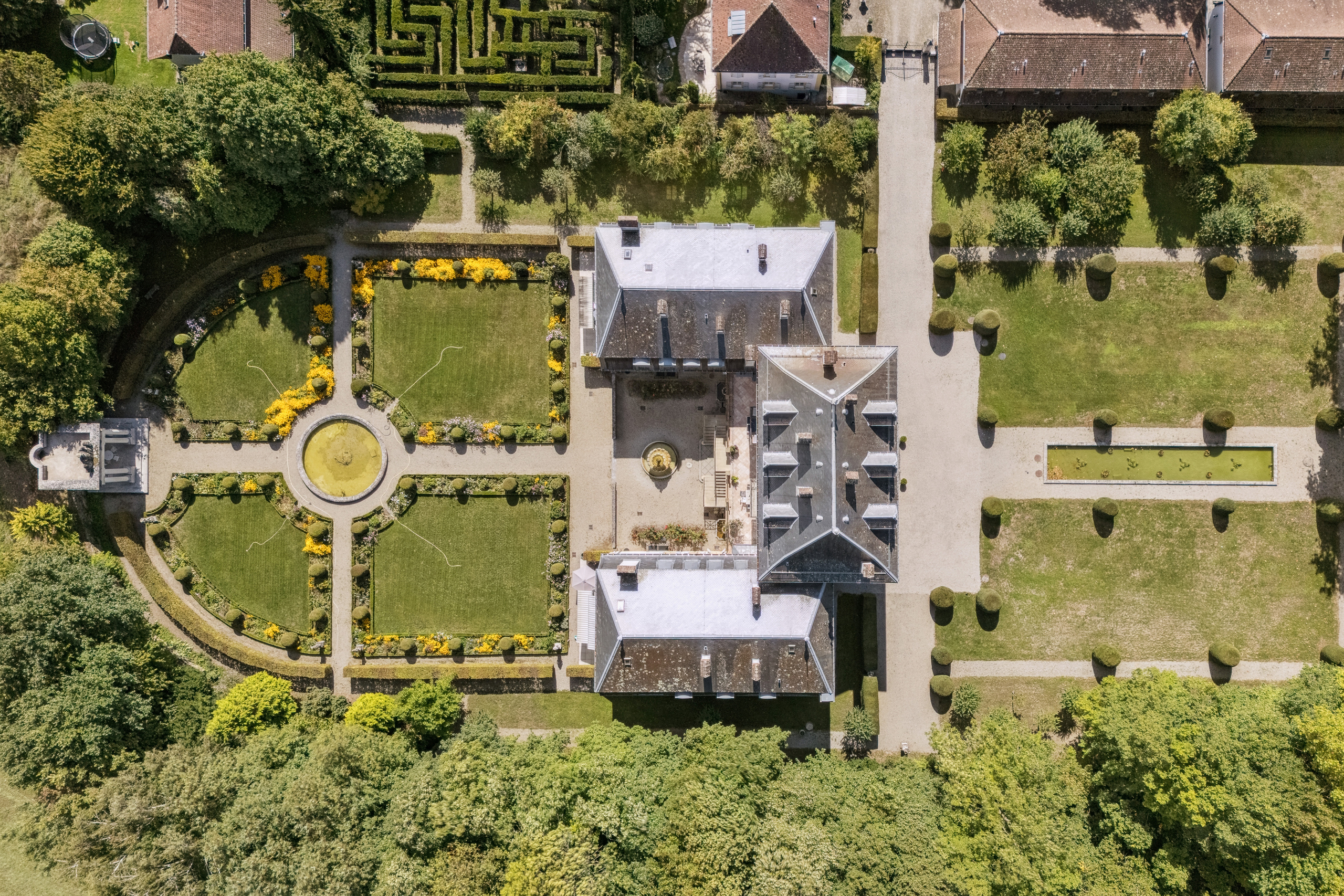 Das Anwesen und seine Gärten Das Anwesen und seine Gärten