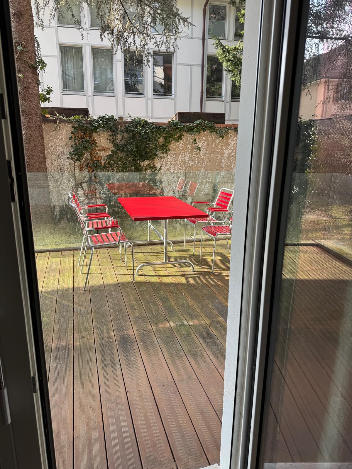 Aussicht zur Terrasse