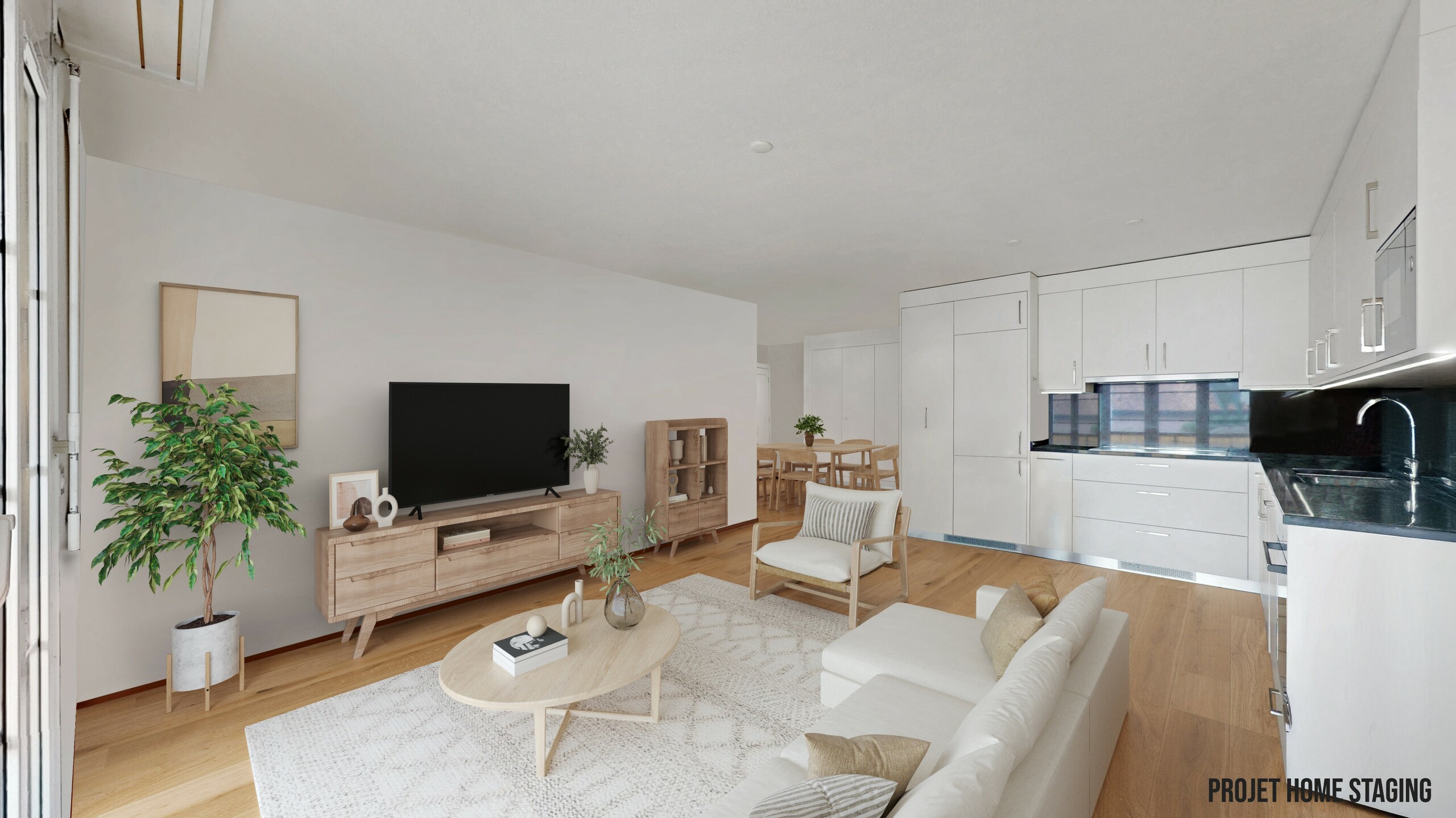 Projet home staging salon