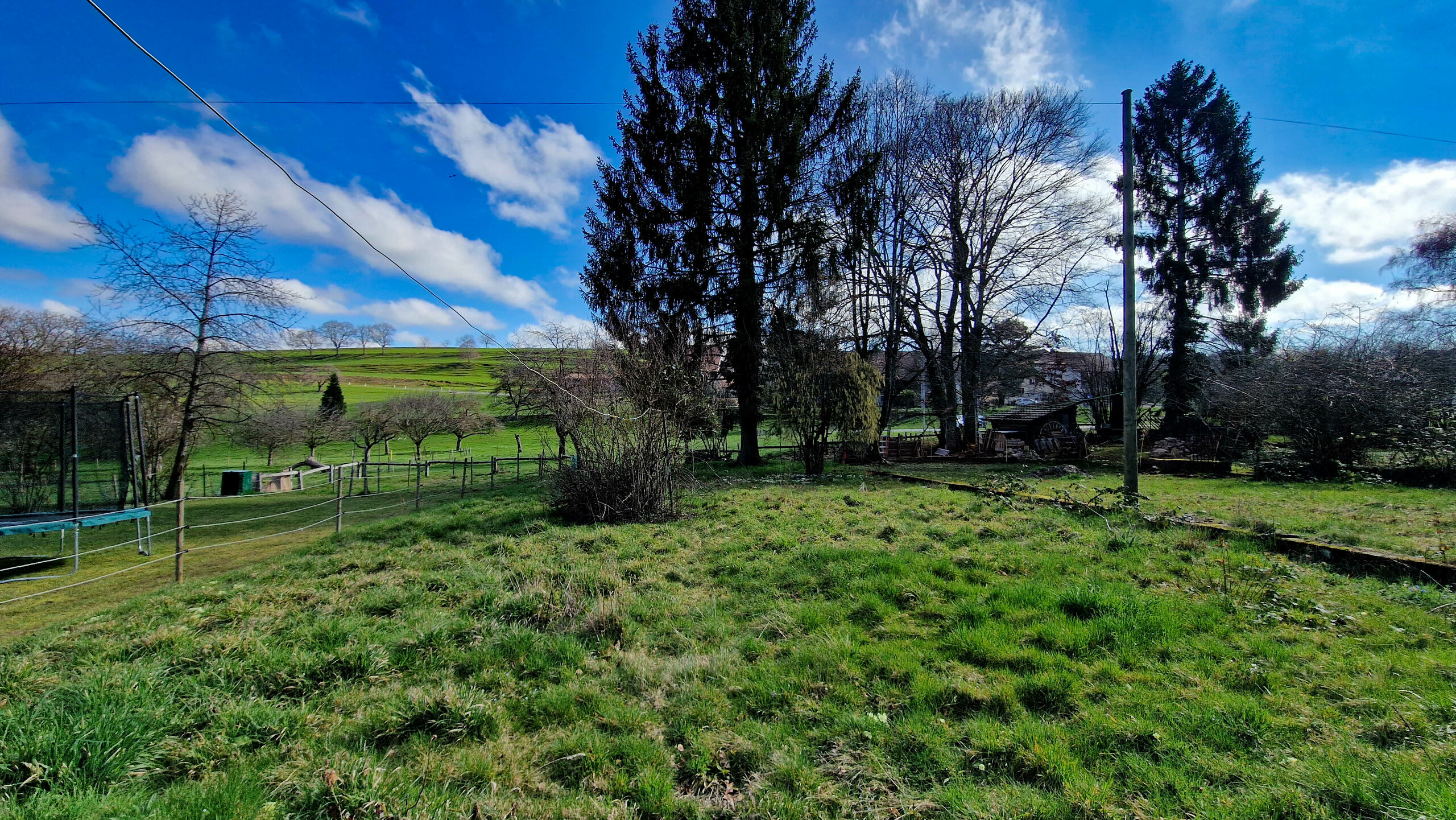 Jardin et vue champêtre