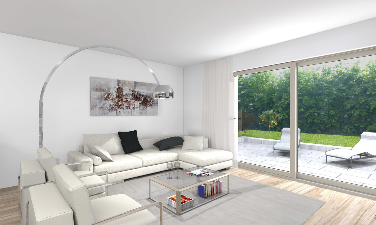 Vue séjour-terrasse