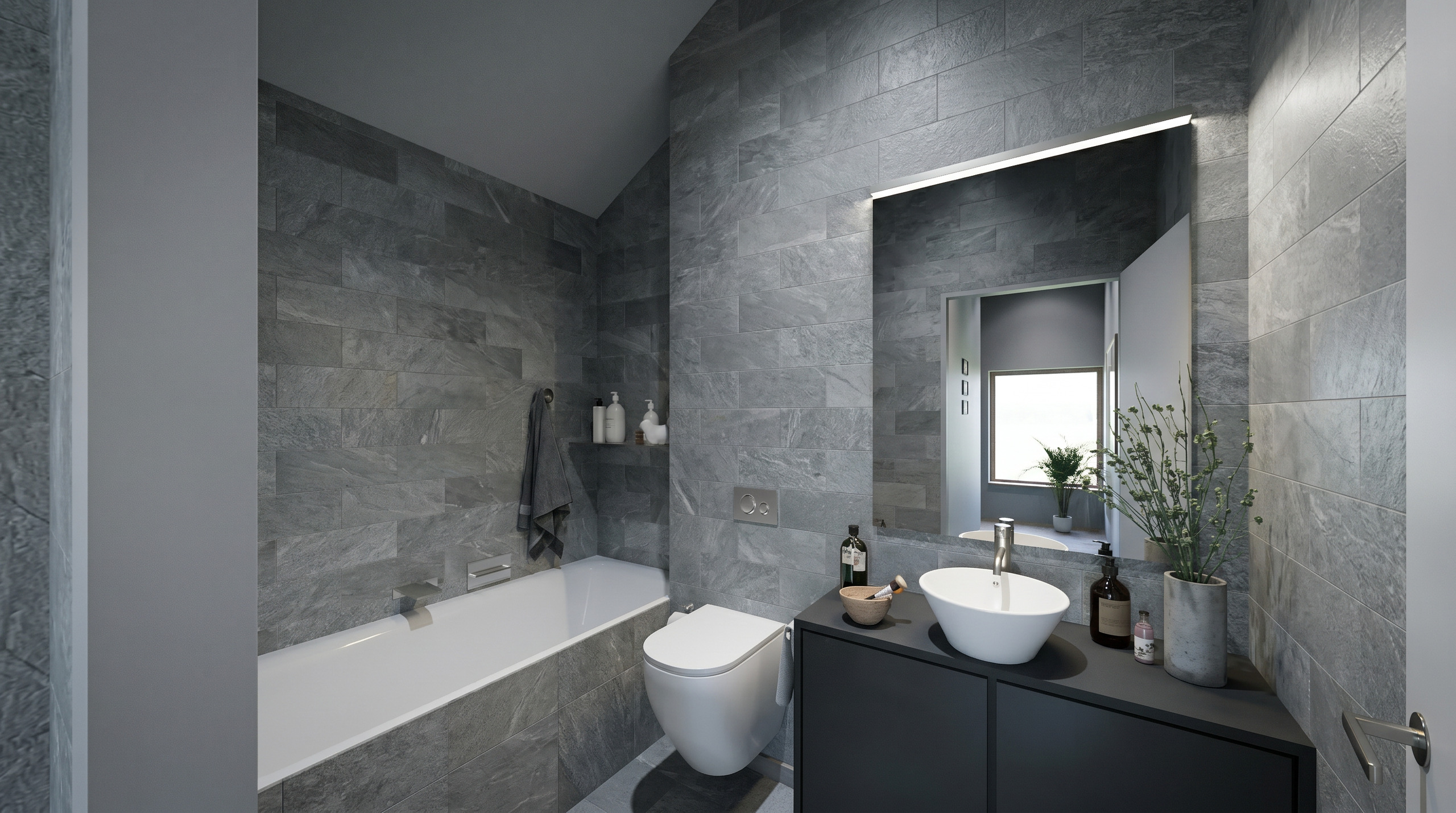 Salle de bain à l'étage Salle de bain à l'étage