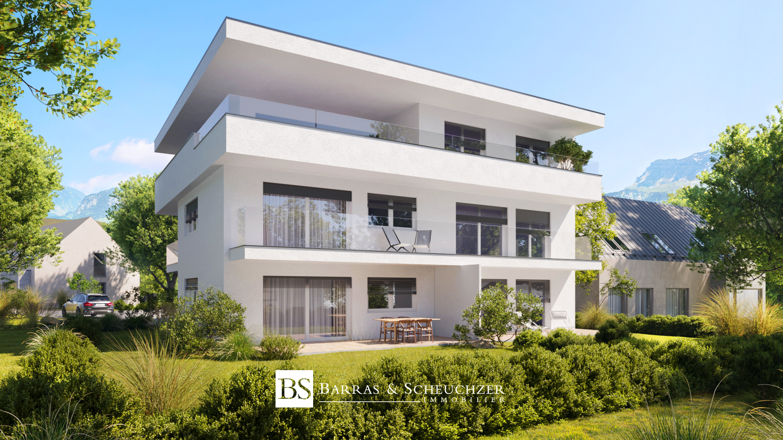 Façade image de synthèse 3D