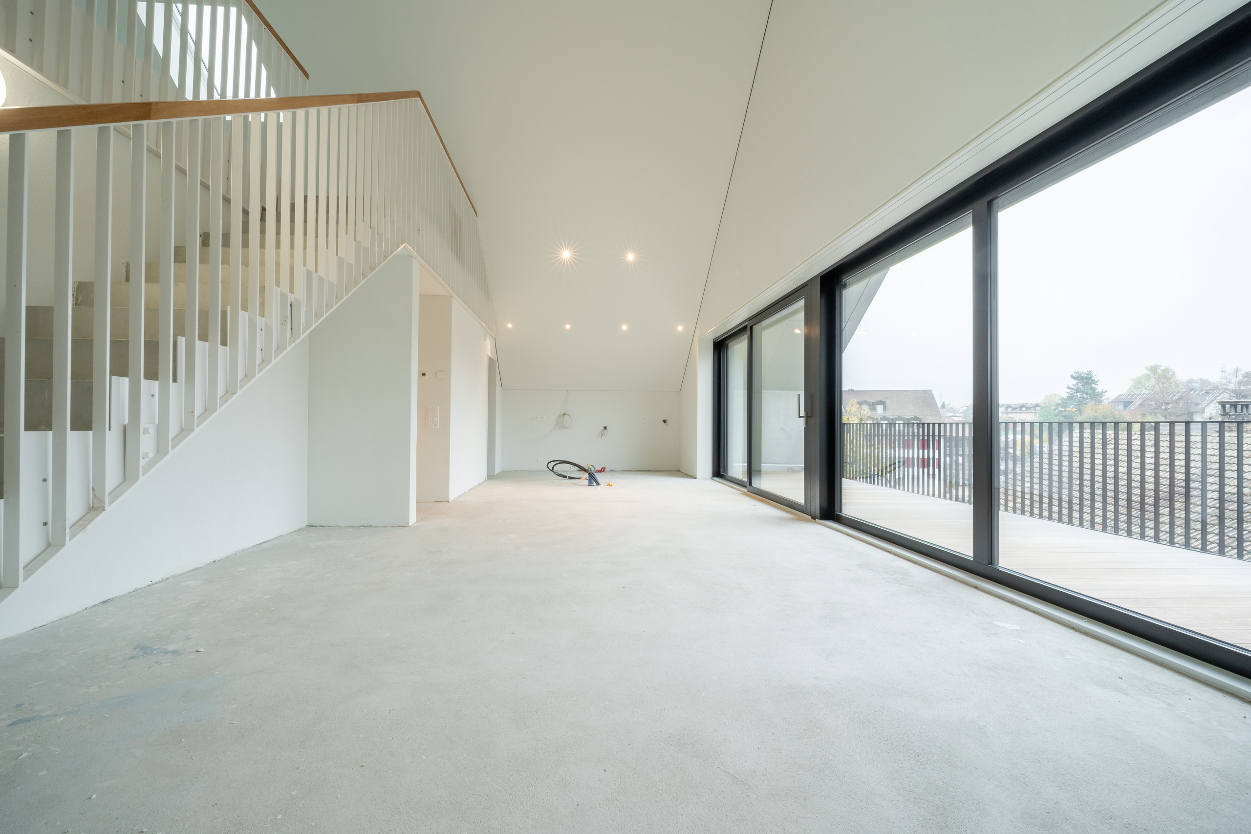 Rohbau, Wohnzimmer/Küche