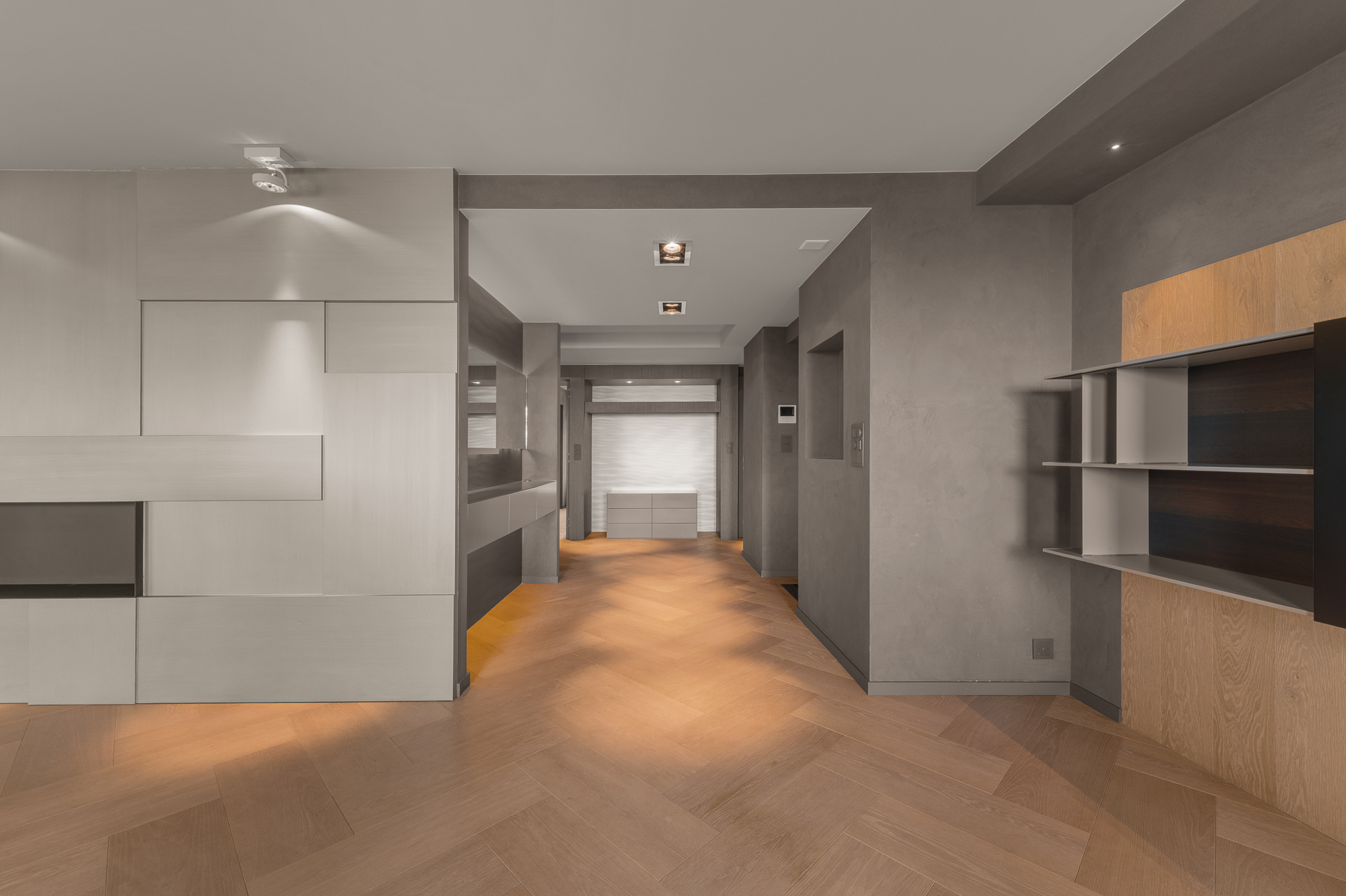 Hall entrée avec vestiaire et armoire  Hall entrée avec vestiaire et armoire