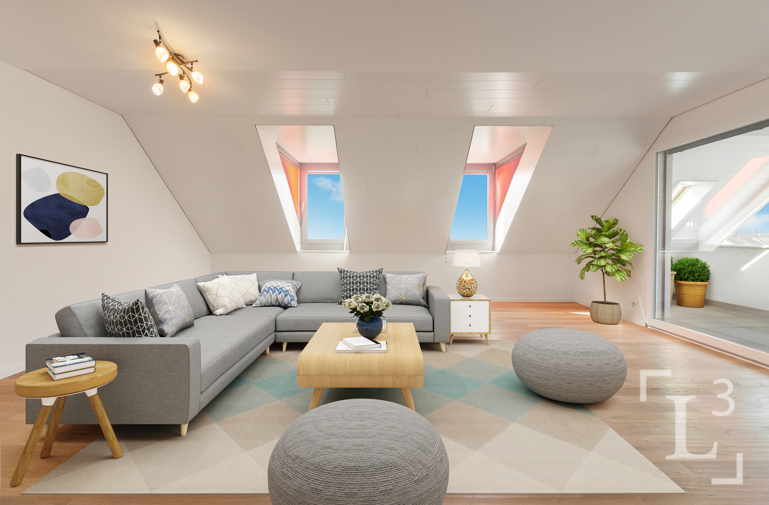 Home staging (meubles uniquement!) : Séjour