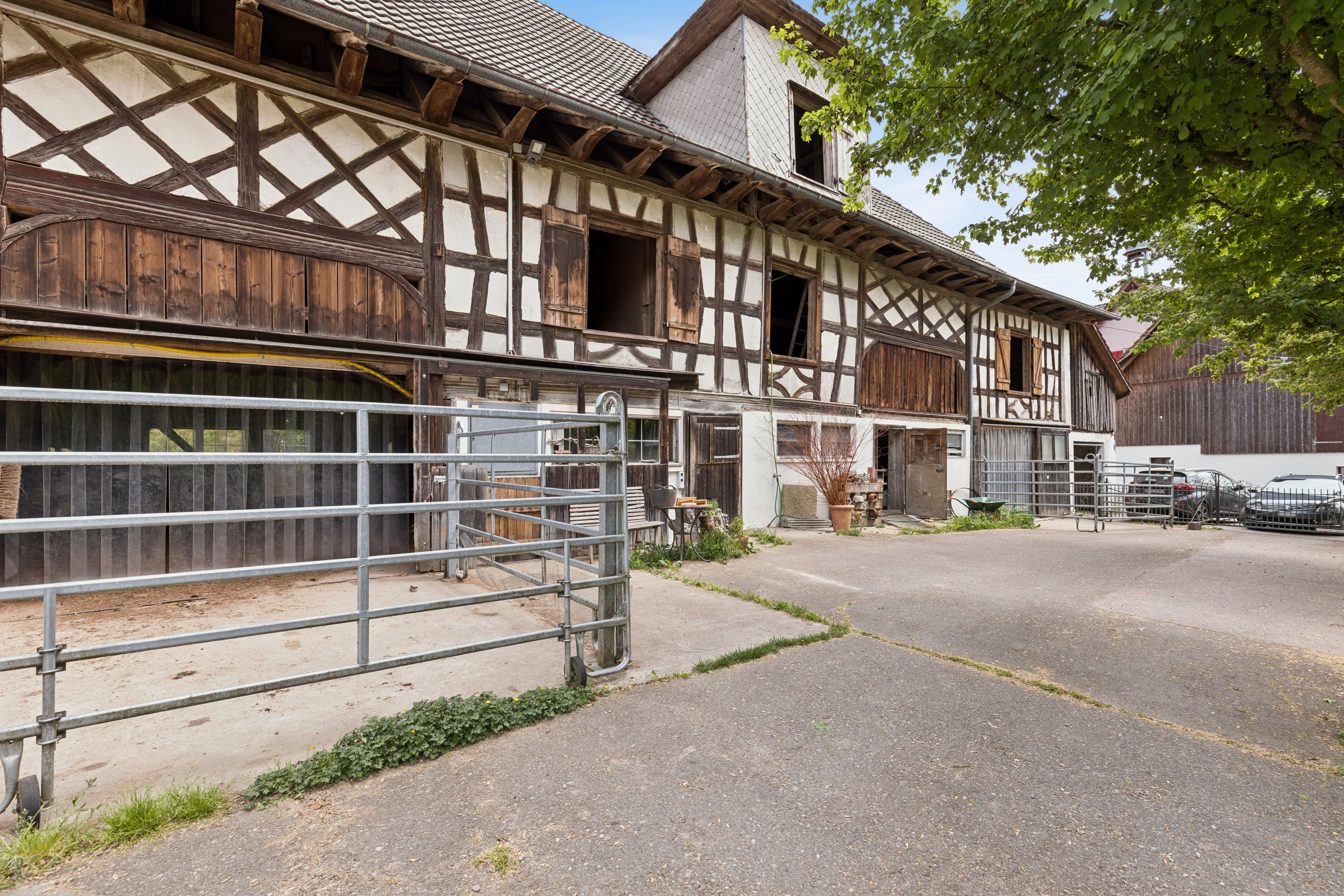 Westfassade, Zufahrt Mühle Westfassade, Zufahrt Mühle
