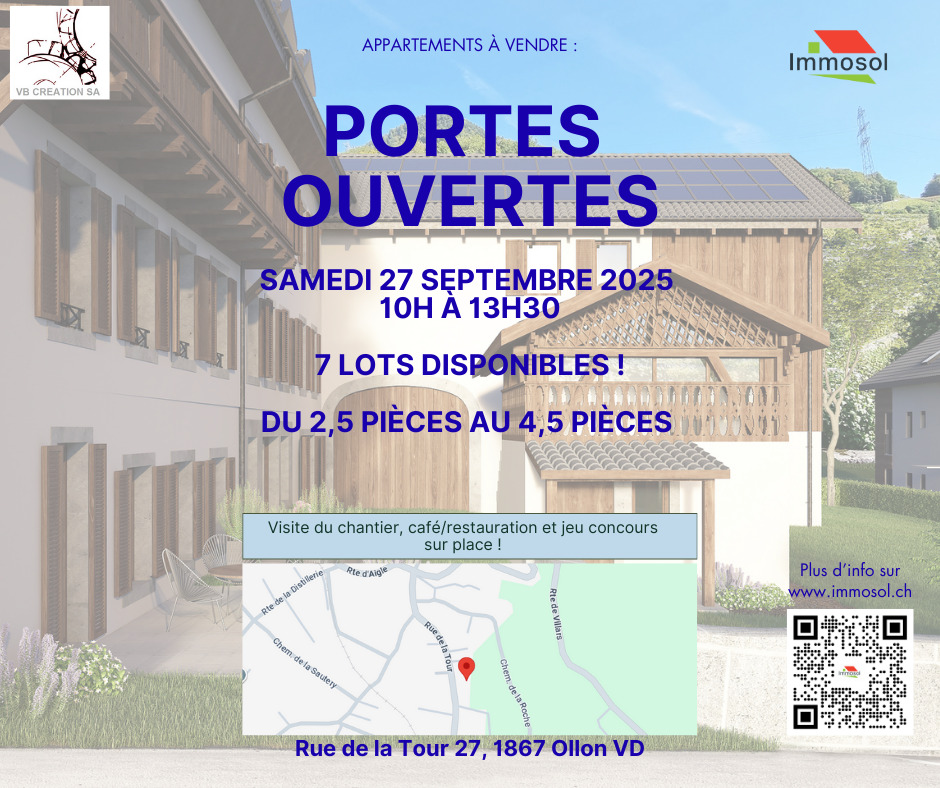 Immosol | Ollon | Portes Ouvertes
