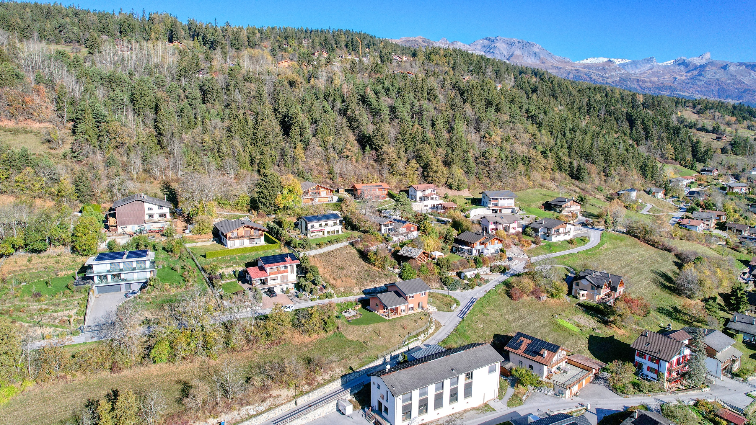 Land Chermignon - Drone view