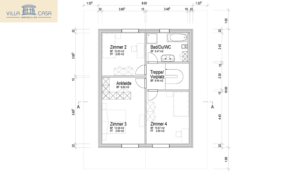 Grundriss Dachgeschoss