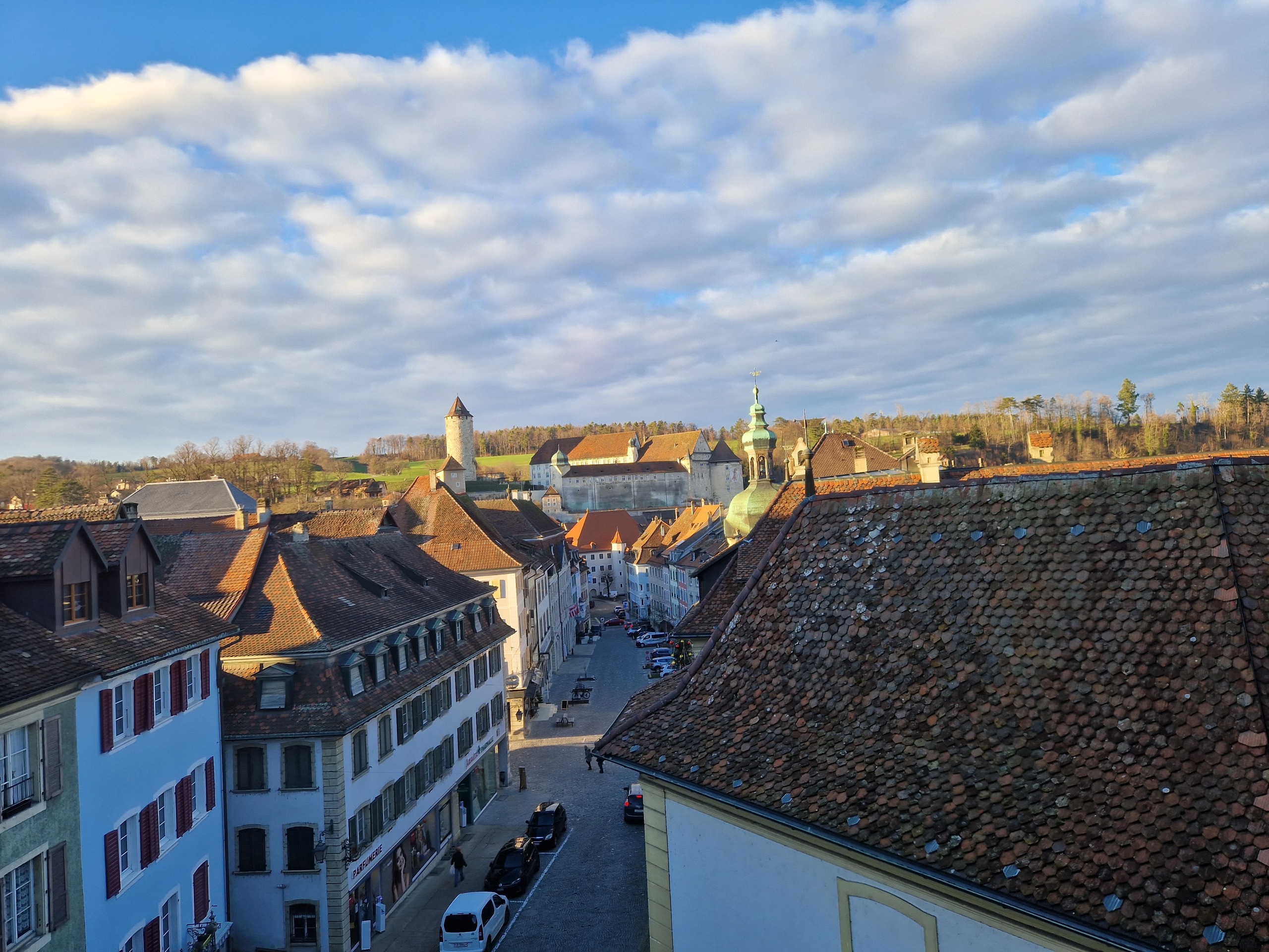 vue depuis l'immeuble