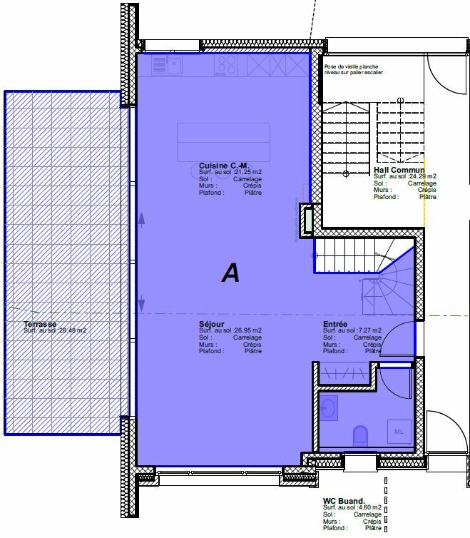 Plan rez-de-chaussée