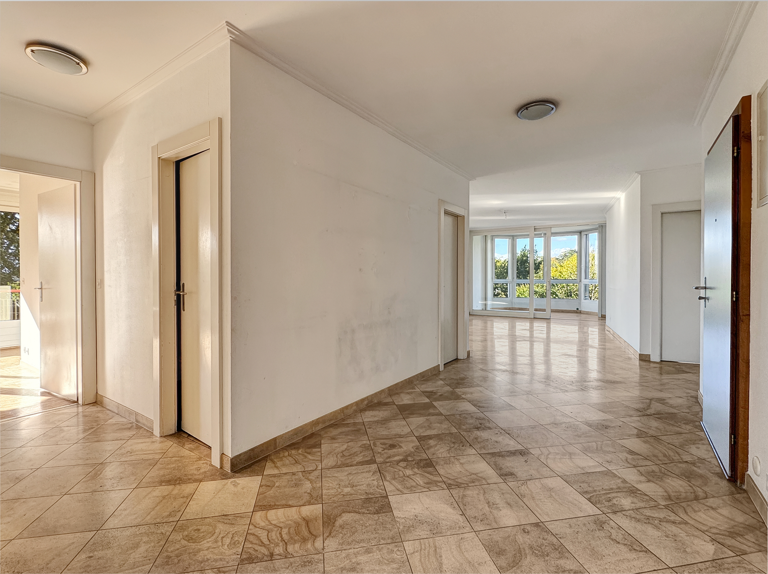 Hall d'entrée et espace de distribution