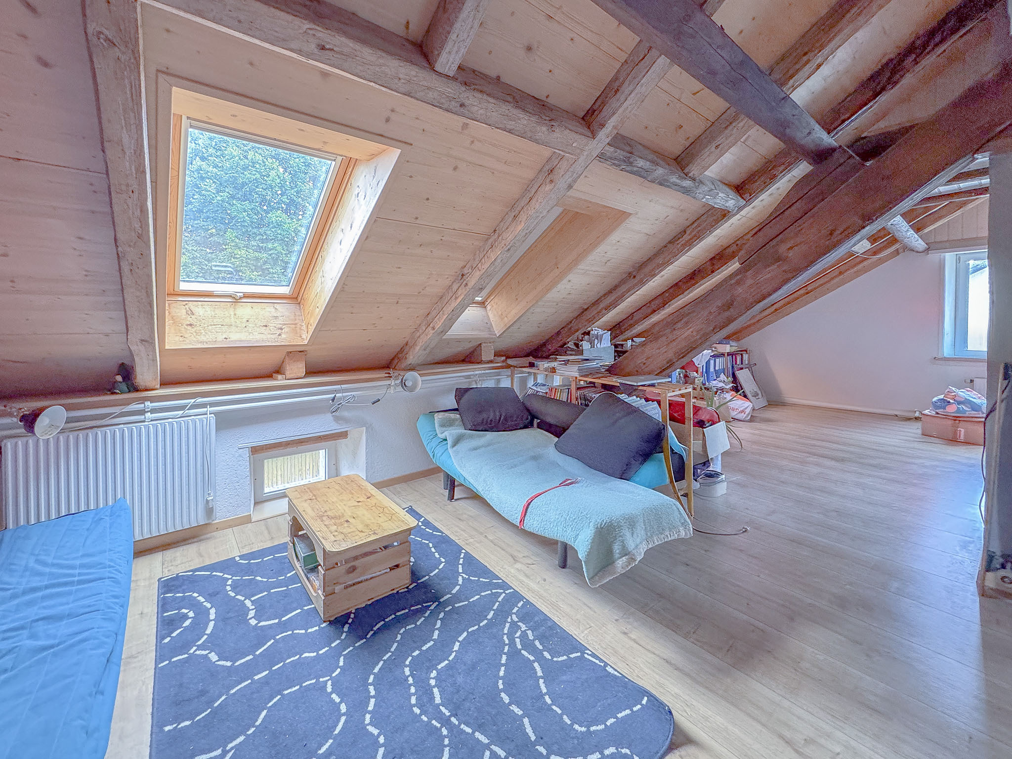 Loft dans les combles - pièce à vivre Loft dans les combles - pièce à vivre