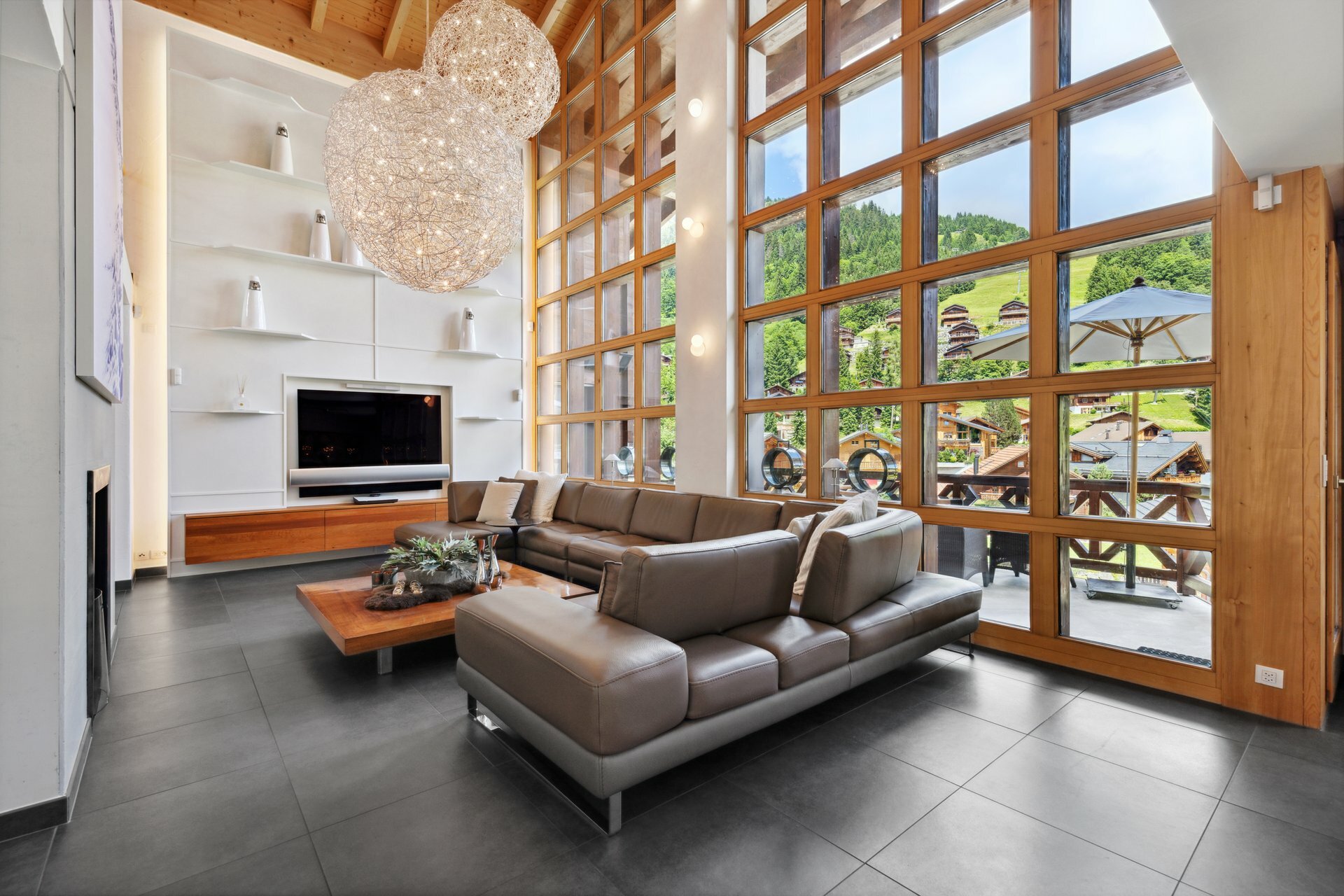 Mur acoustique du salon