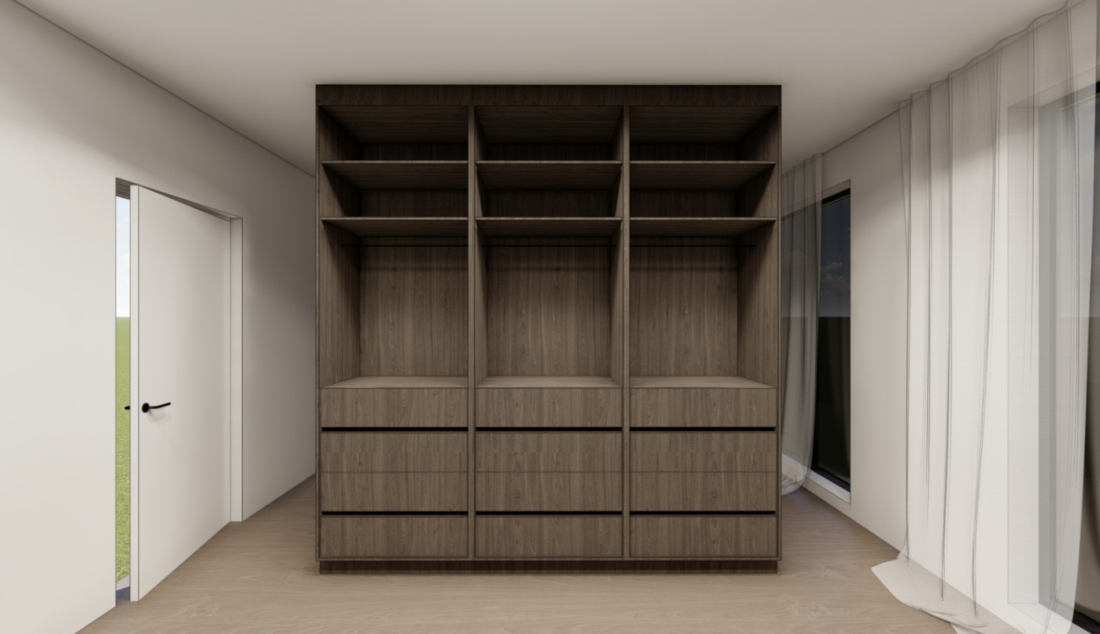 3D dressing chambre parentale  3D dressing chambre parentale