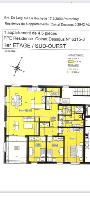 Plan de l'appartement